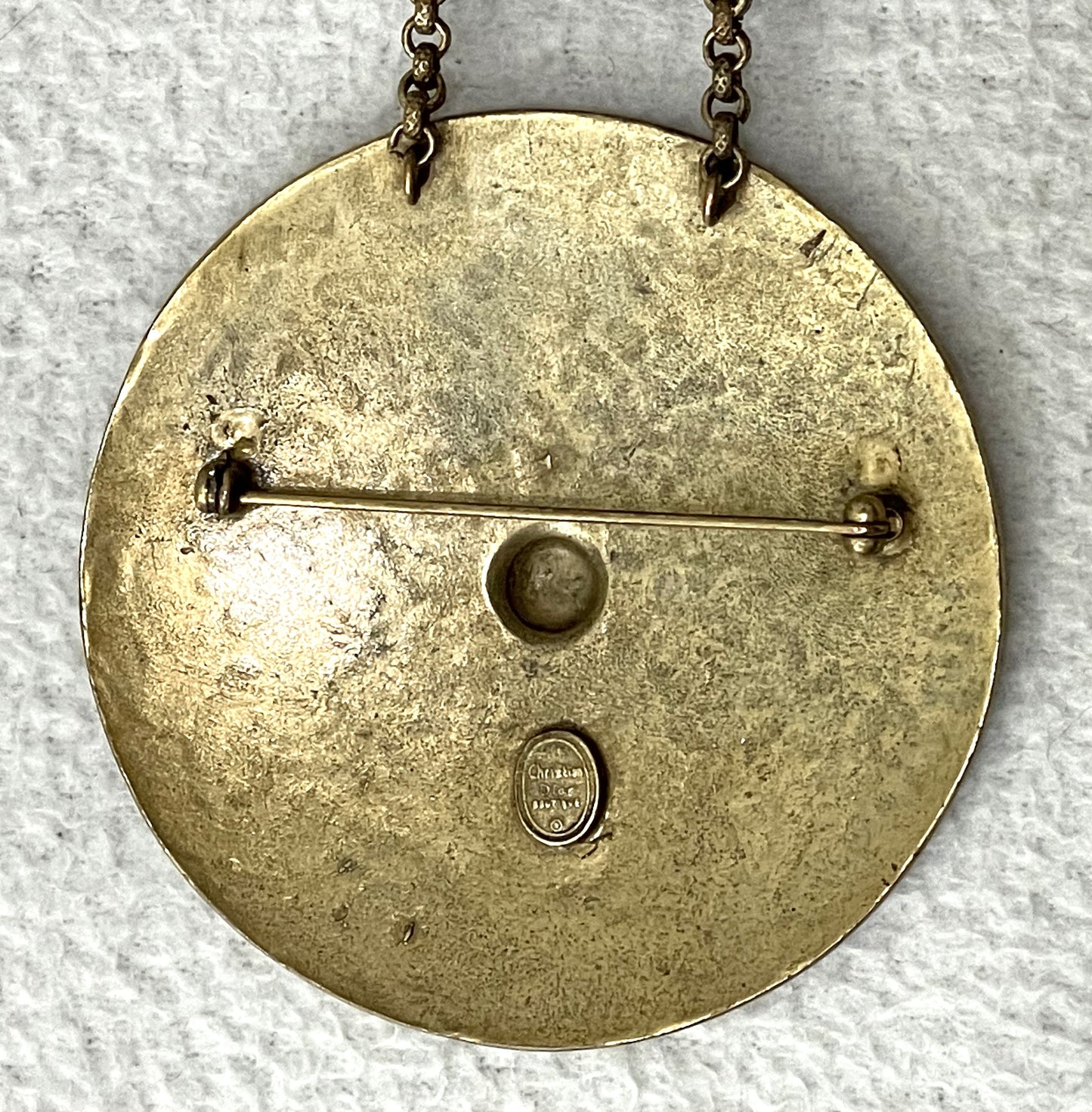 S/S 1999 Christian Dior by John Galliano Runway RARE Huge Gold Tribal Necklace