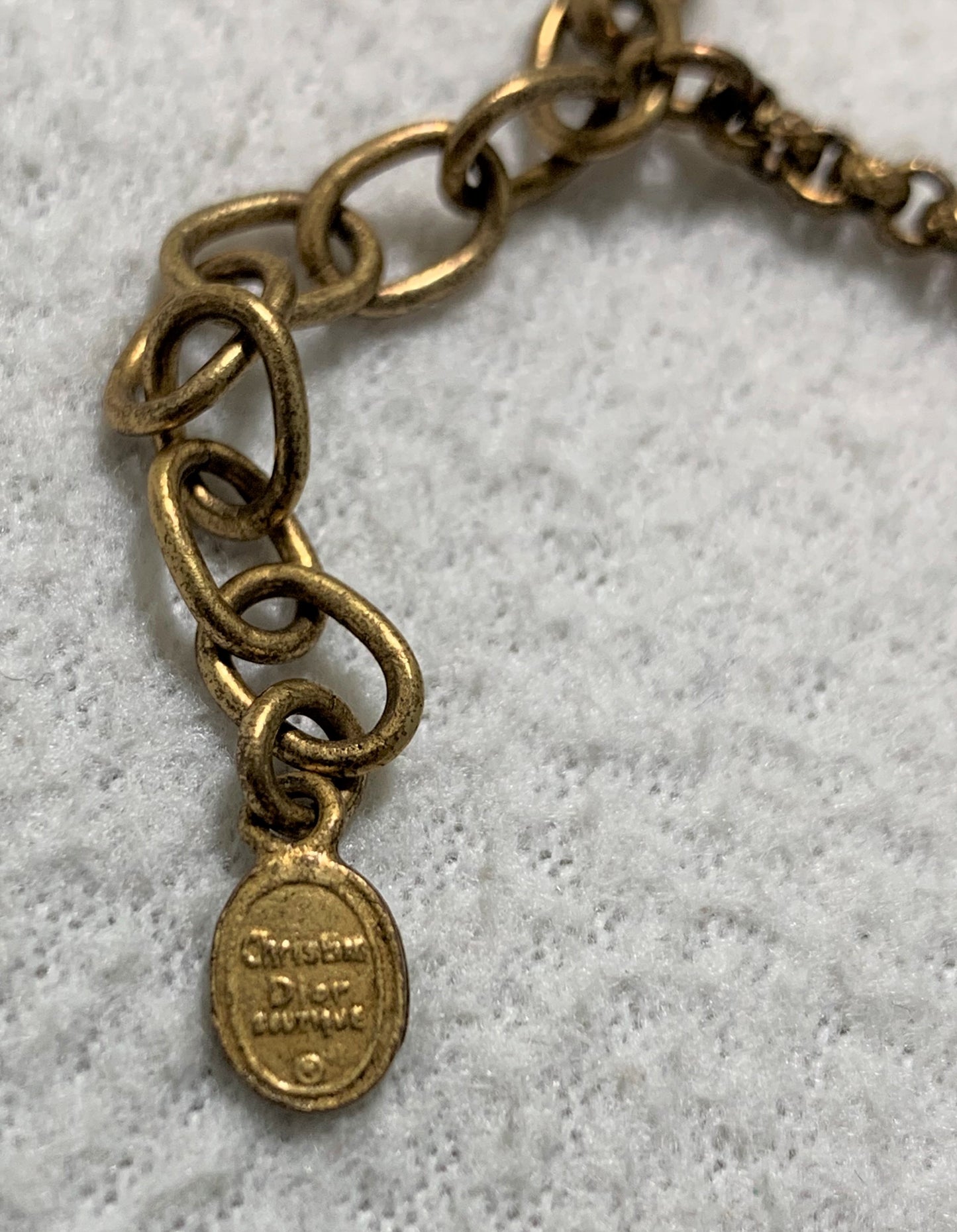 S/S 1999 Christian Dior by John Galliano Runway Large Gold Shield Necklace