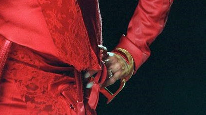 *EXTREMELY RARE* ARCHIVAL F/W 2000 Christian Dior by John Galliano Haute Couture Runway Silver Crystal Bondage Handcuffs Bracelet