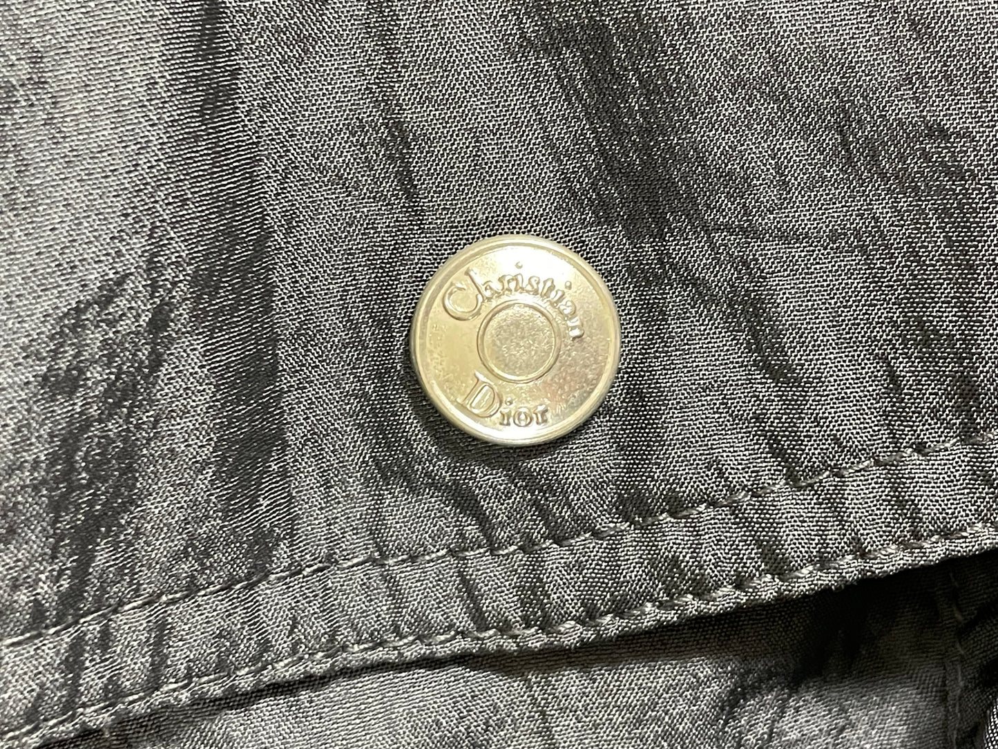 F/W 2000 Christian Dior by John Galliano Gray Baggy Hip Hop Uniform Dress Jacket