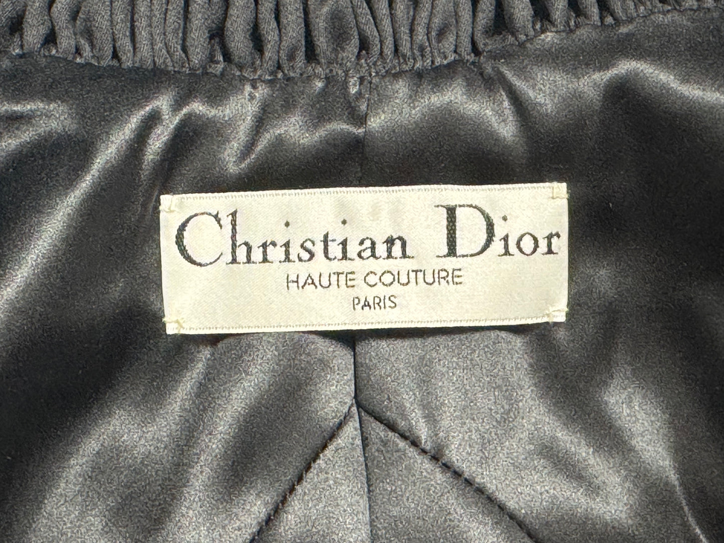 F/W 2000 Christian Dior x John Galliano 1940's Hollywood Vixen High Neck Fitted Waist Morticia Jacket Skirt Suit