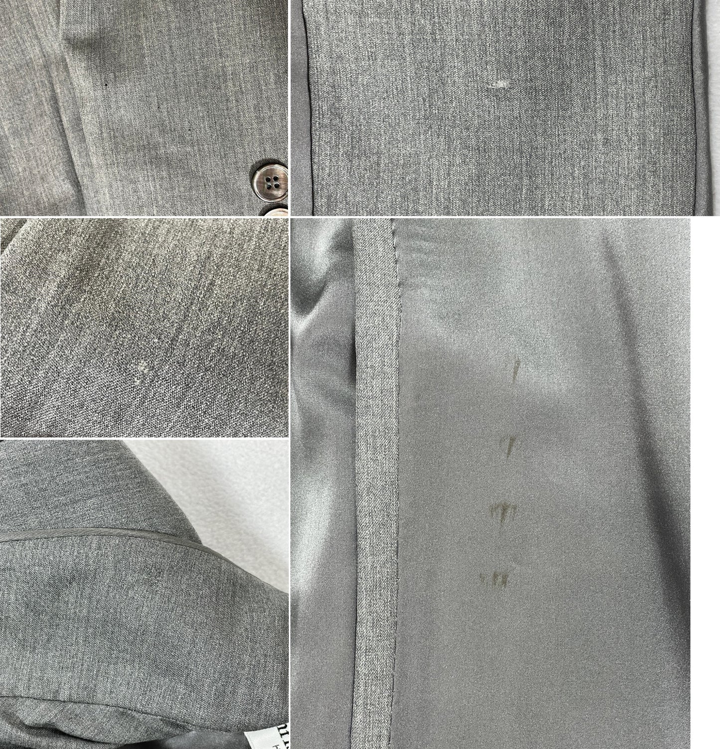 F/W 2000 Christian Dior by John Galliano Haute Couture Runway Unisex Gray Ruffle Long Coat