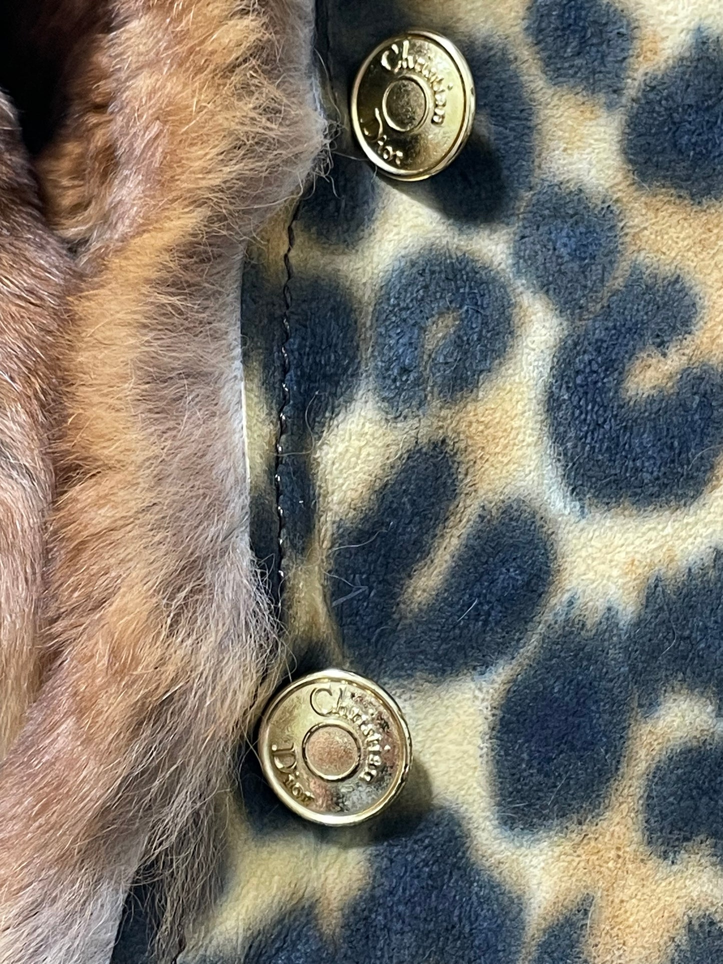 F/W 2000 Christian Dior by John Galliano Runway Leopard Leather & Fur Cropped Jacket