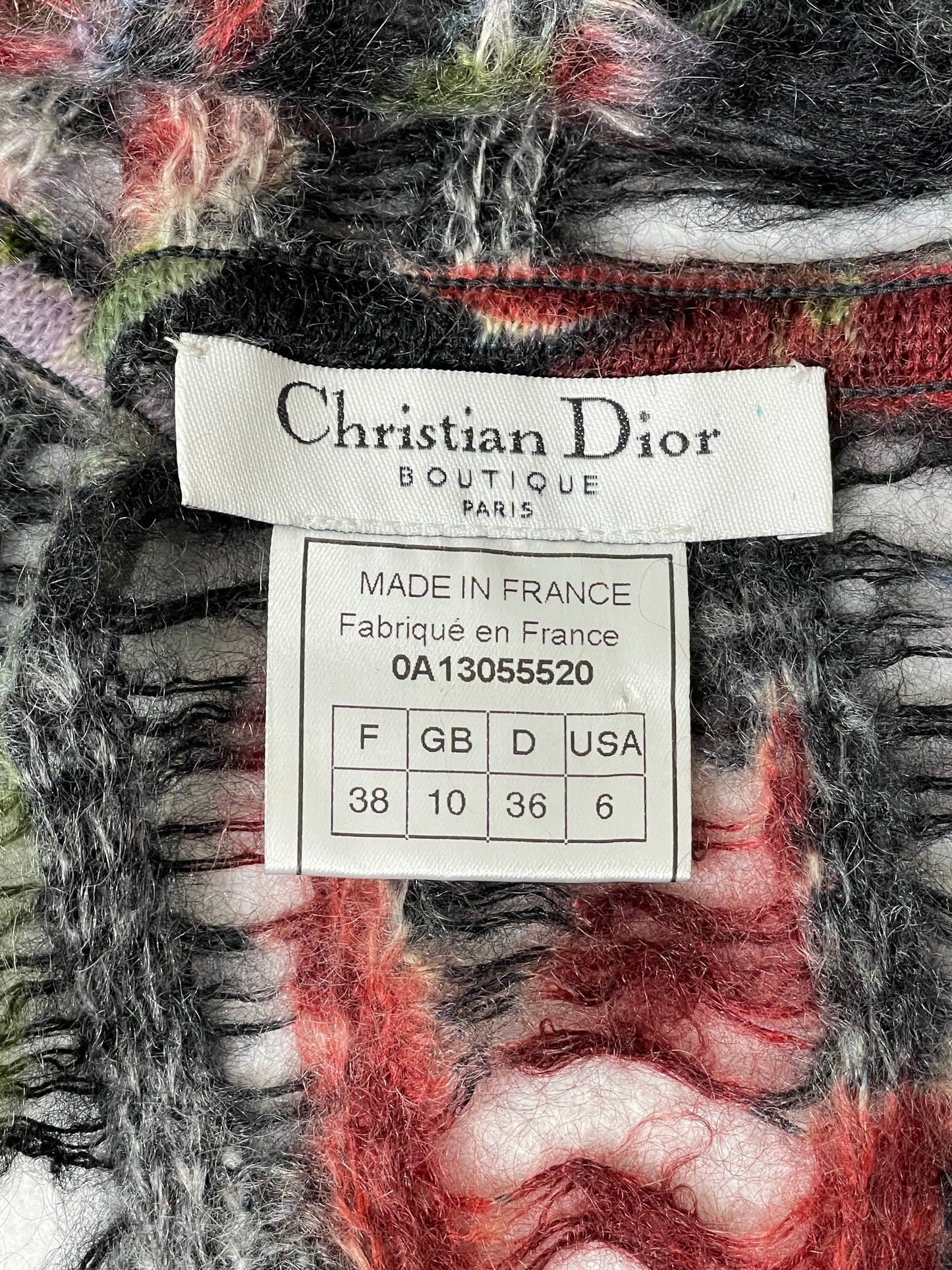 F/W 2000 Christian Dior by John Galliano Slashed Crop Top Sweater