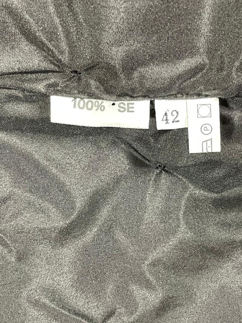 F/W 2000 Gianfranco Ferre Black Silk Quilted Long Puffer Coat w Sable Fur Trim