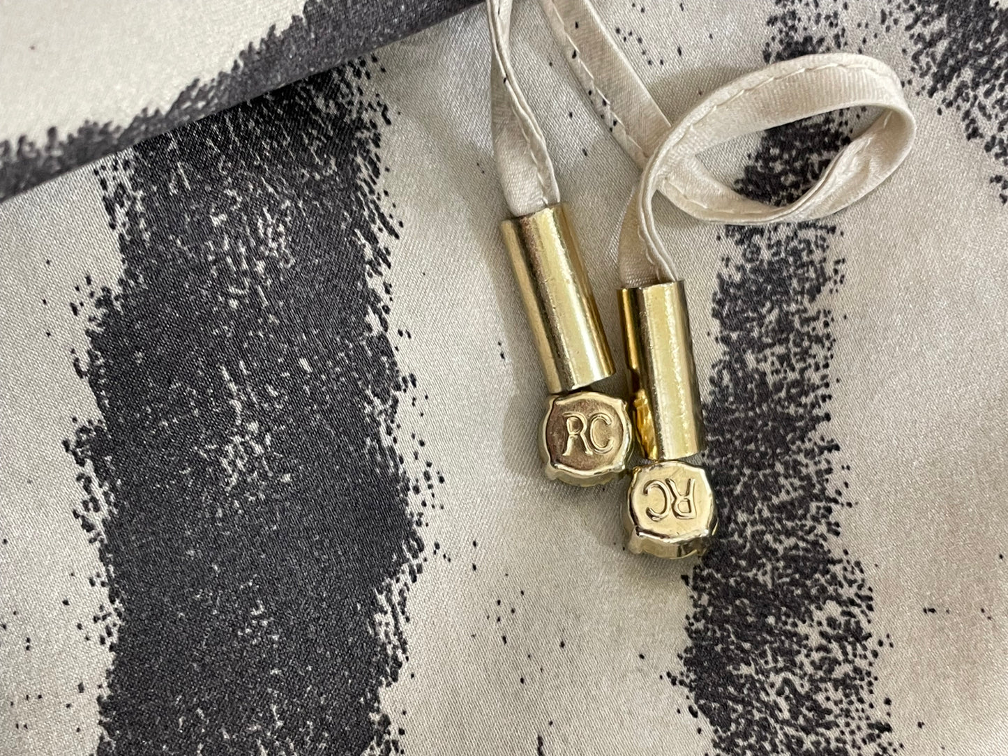 F/W 2000 Roberto Cavalli Ivory Zebra Silk Satin Gown Dress