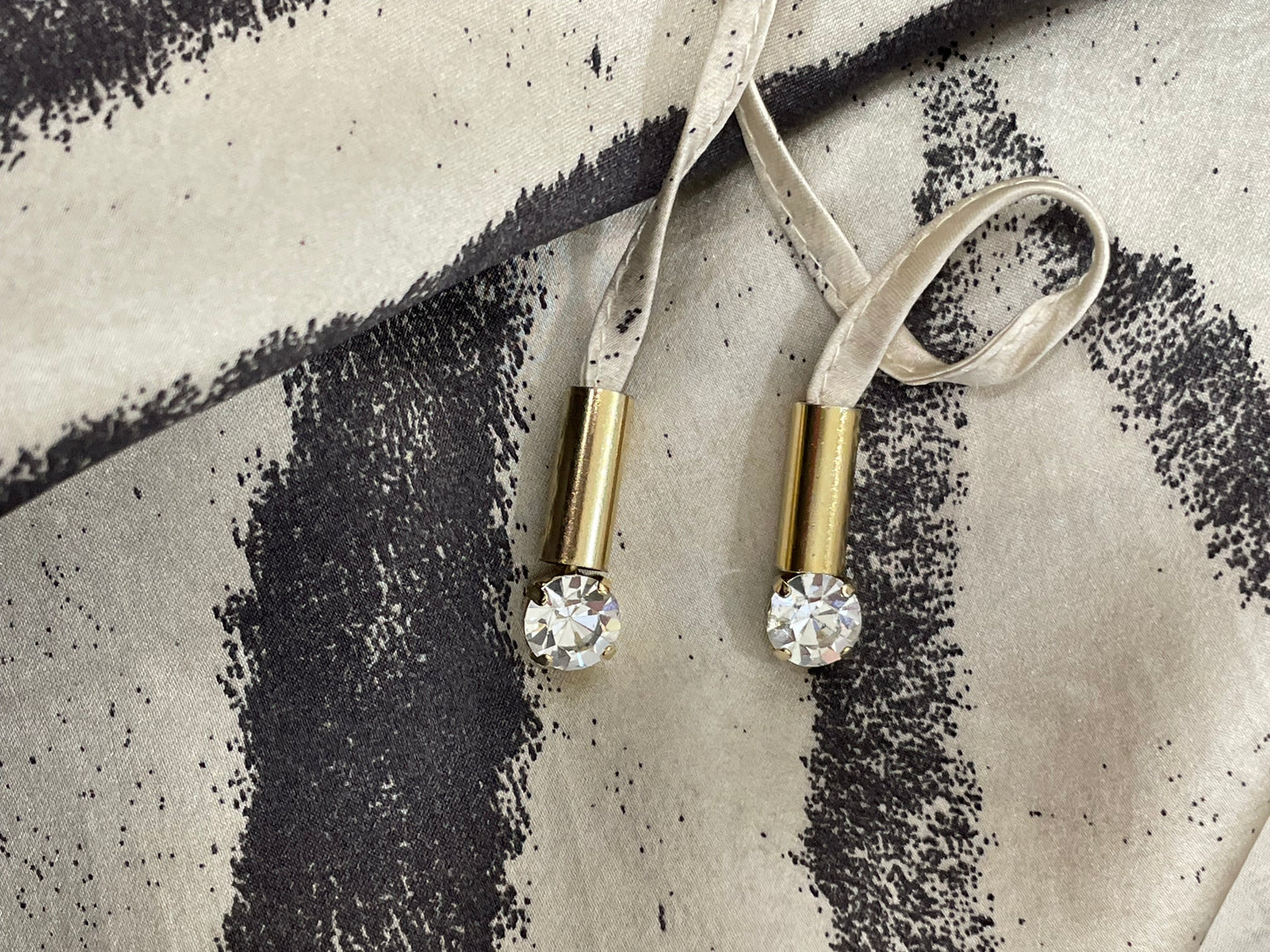 F/W 2000 Roberto Cavalli Ivory Zebra Silk Satin Gown Dress