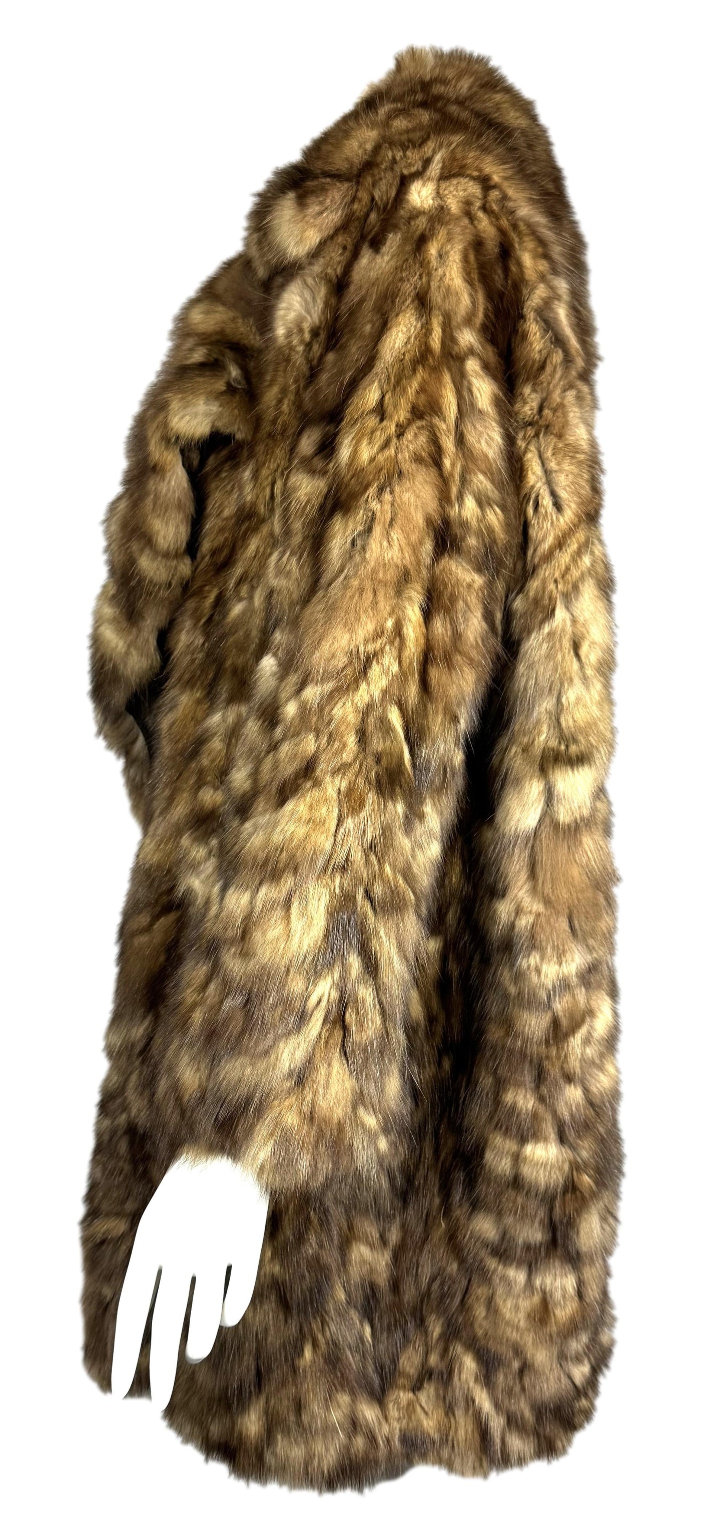 RARE 2000's Versace Sable Fur Baggy Coat Jacket