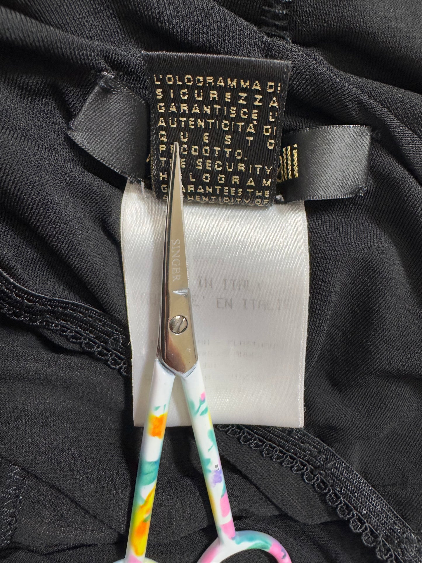 2000's Roberto Cavalli Sheer Black Nylon Bodycon Wiggle Maxi Dress