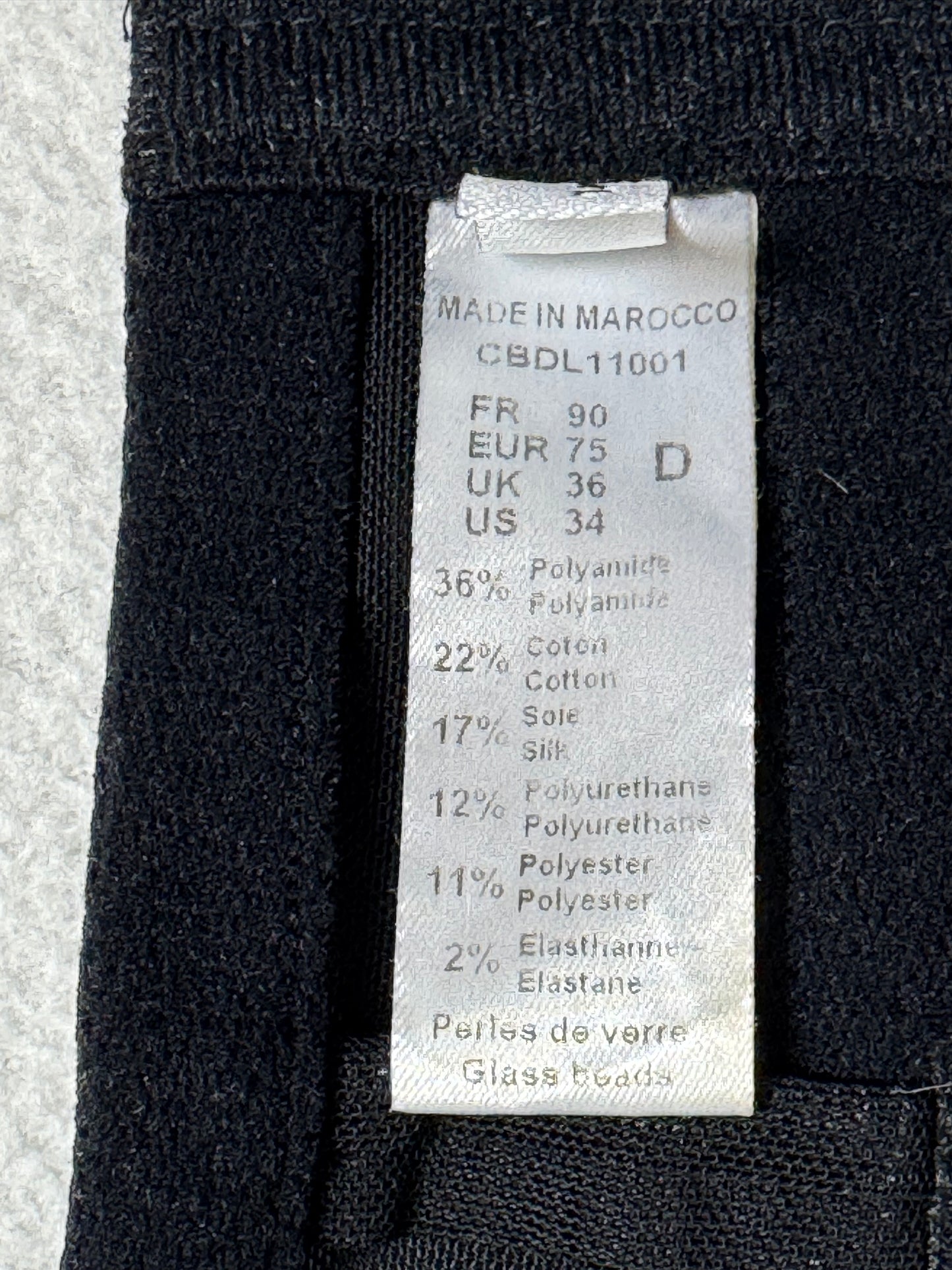 2000's Christian Dior x John Galliano Black Beaded Mesh Bra Lingerie Top 34D