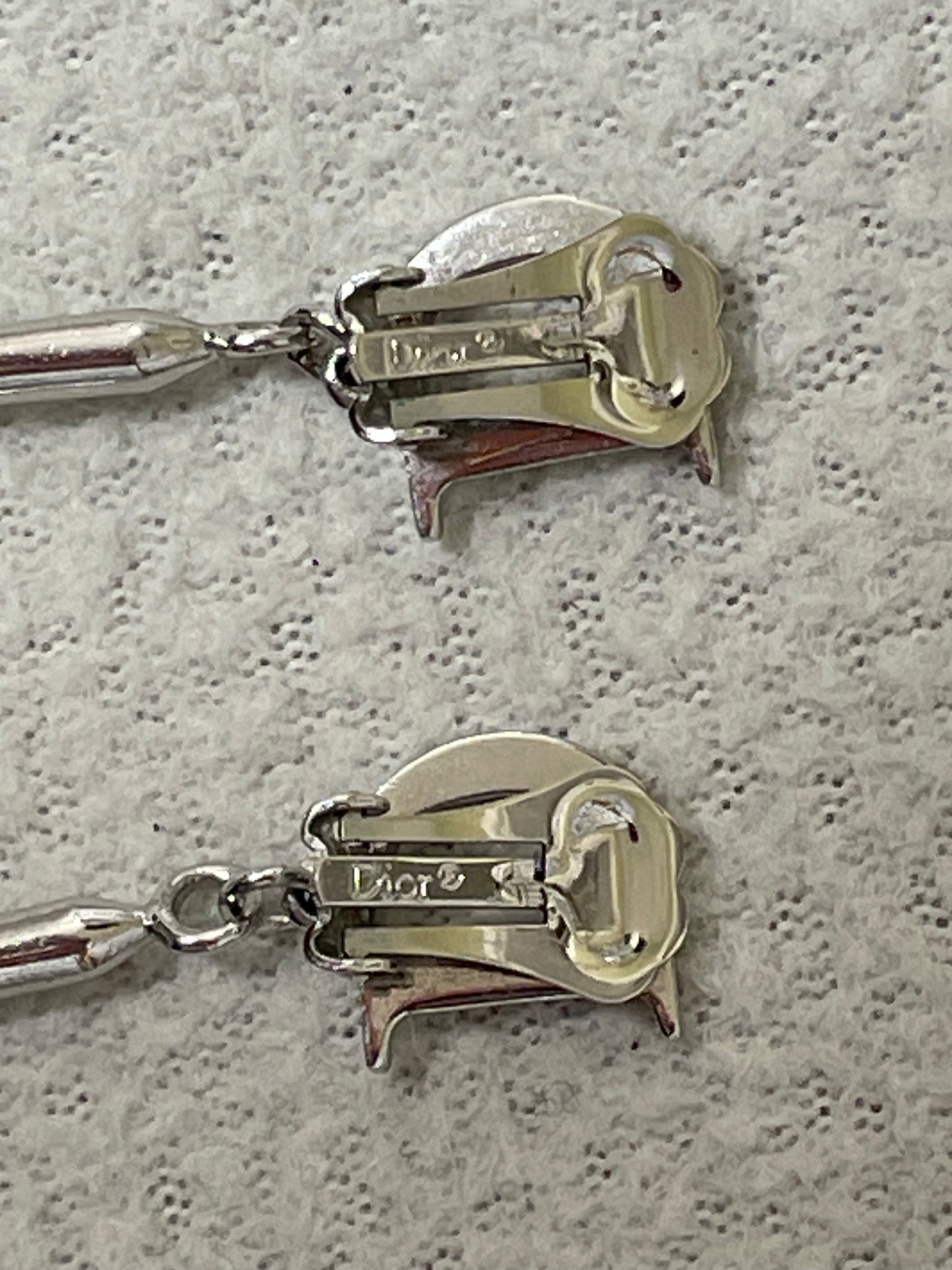 C. 2003 Christian Dior by John Galliano Golf Ball & Tee Long Dangle Earrings