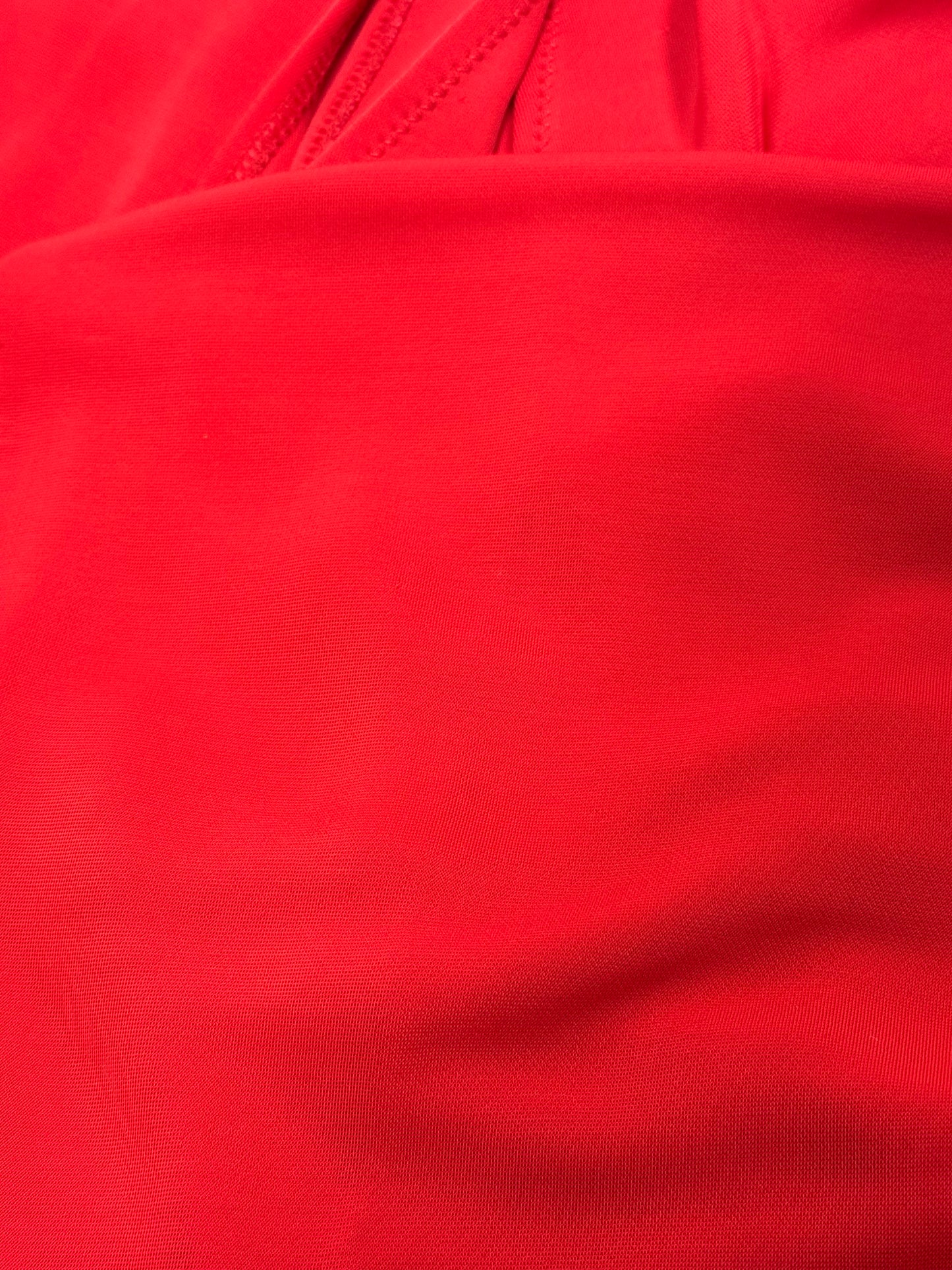 2000's Dolce & Gabbana Red Plunging Cut-Out High Slit Maxi Dress