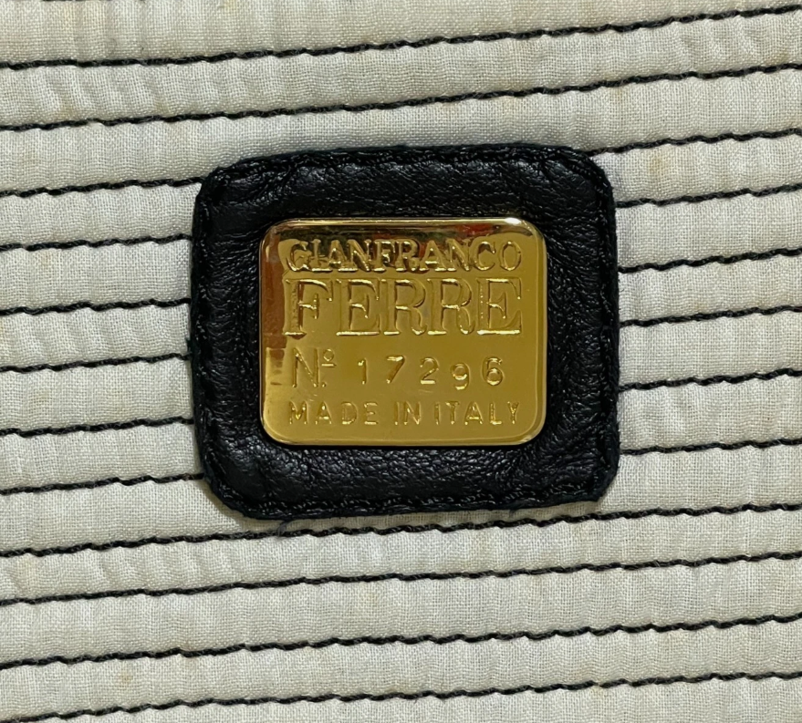 2000's Gianfranco Ferre Black Leather Asymmetrical Bustier Crop Top