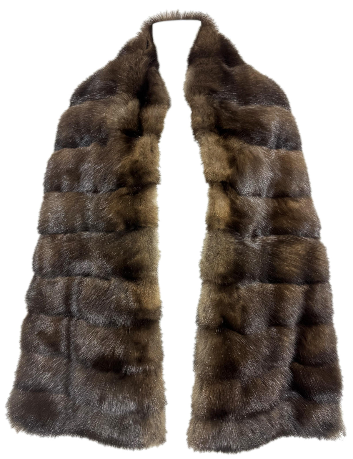 F/W 2000 Gianfranco Ferre Runway Large Extra Long Sable Fur Shawl Wrap