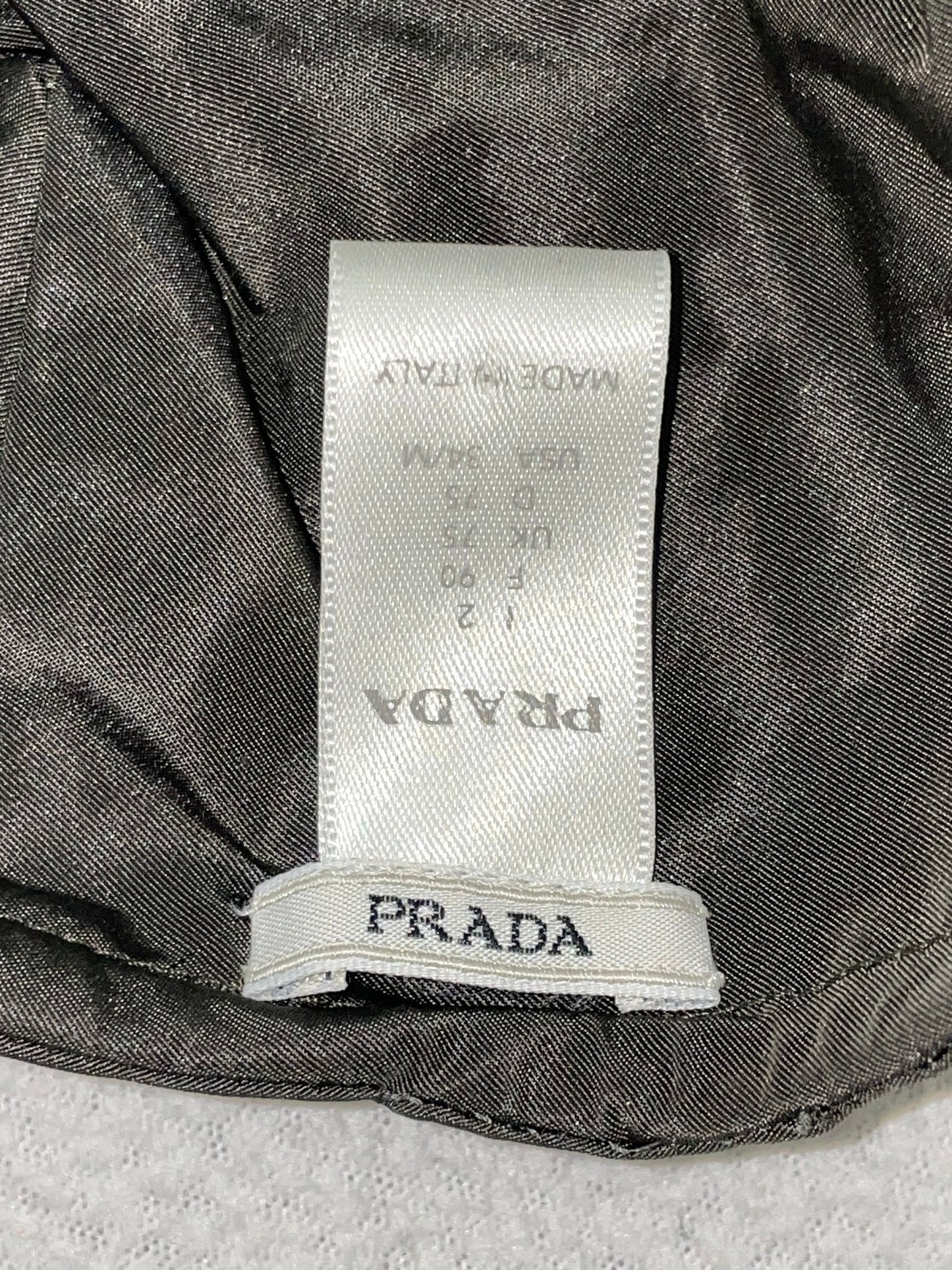 2000's Prada Army Green Crystal Embellished Bra Top