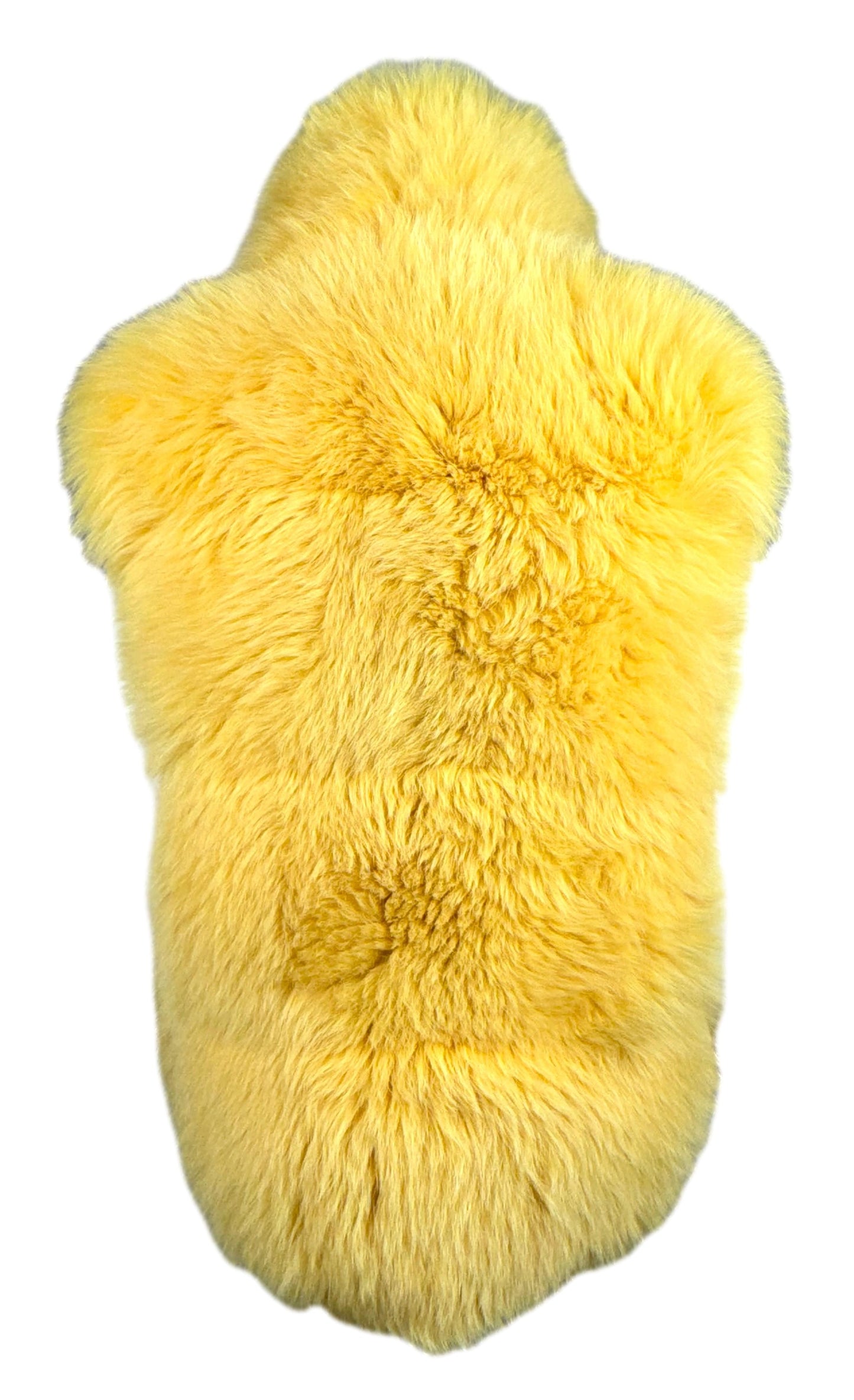 S/S 2000 Givenchy by Alexander McQueen Yellow Fox Fur Vest Jacket