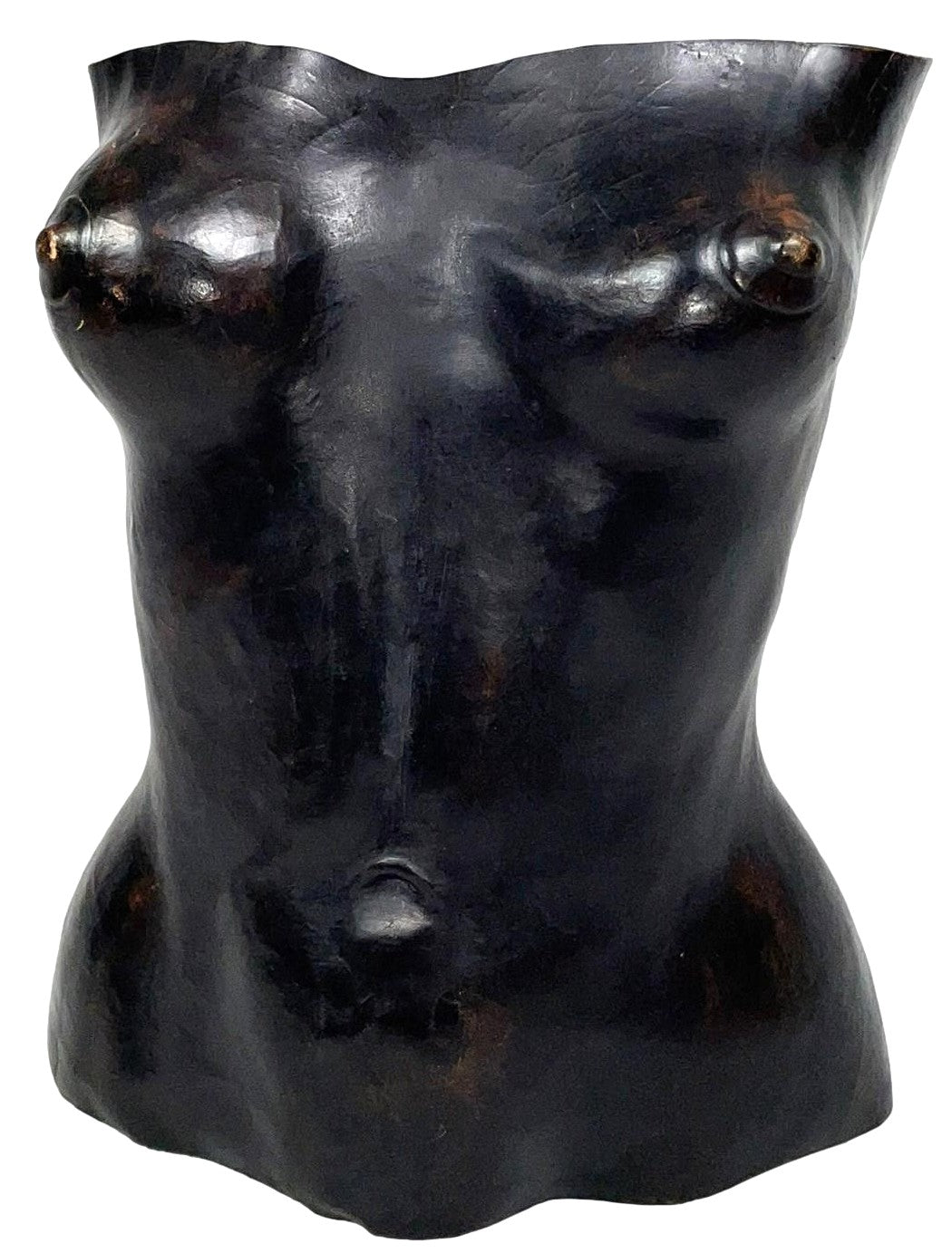 S/S 2001 Yves Saint Laurent by Tom Ford RARE 1 of 3 Prototype for Runway Leather Bust Bustier
