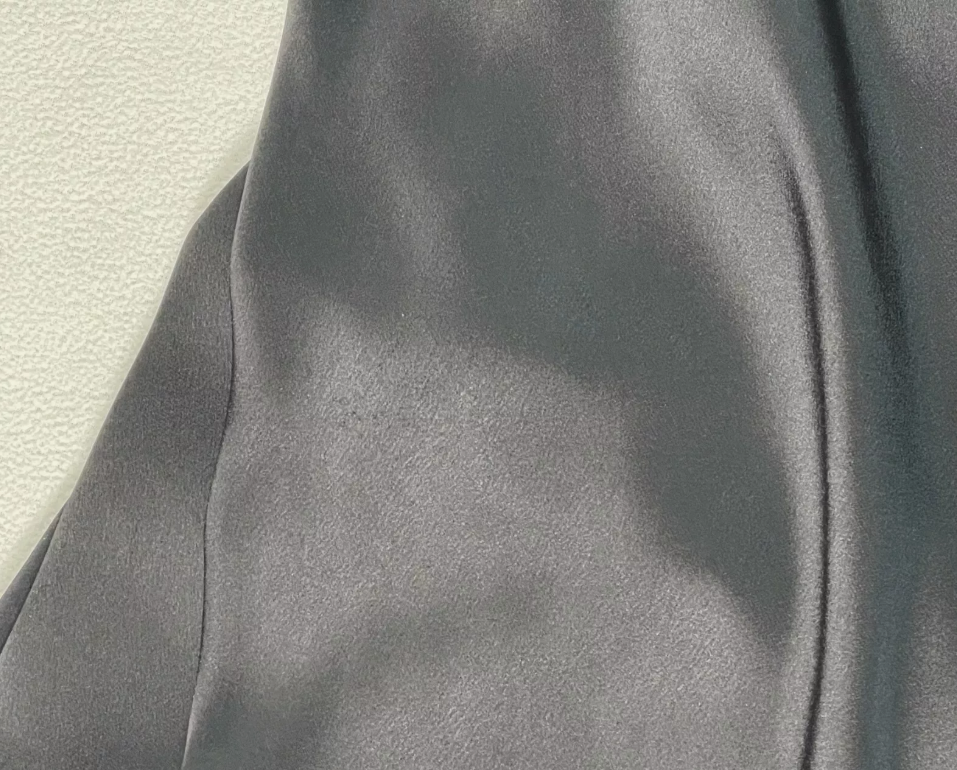 F/W 2001 Christian Dior by John Galliano 30's Style Black Beaded High Slit Silk Maxi Dress