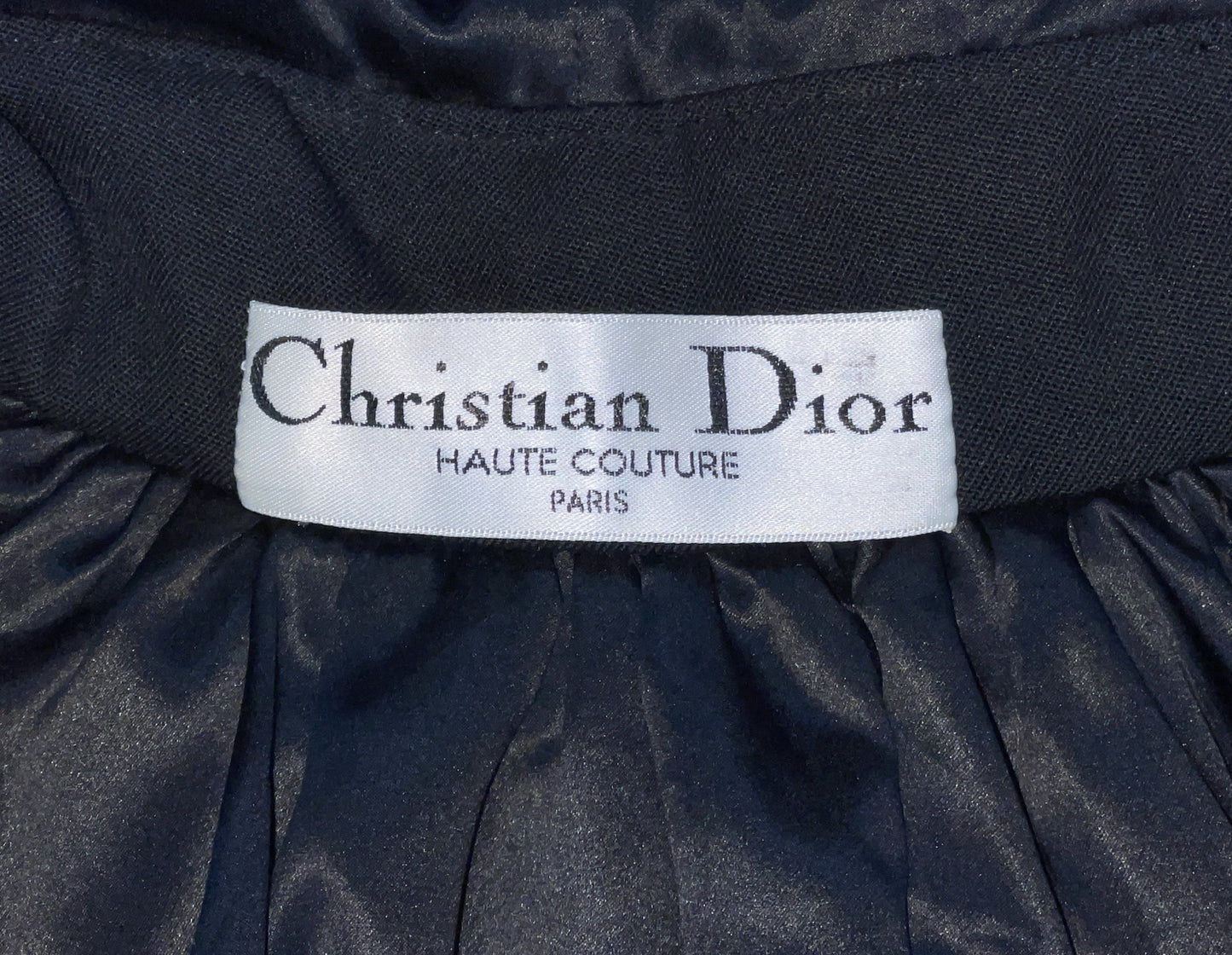 F/W 2001 Christian Dior by John Galliano Haute Couture Runway Black Embellished Baggy Hooded Coat