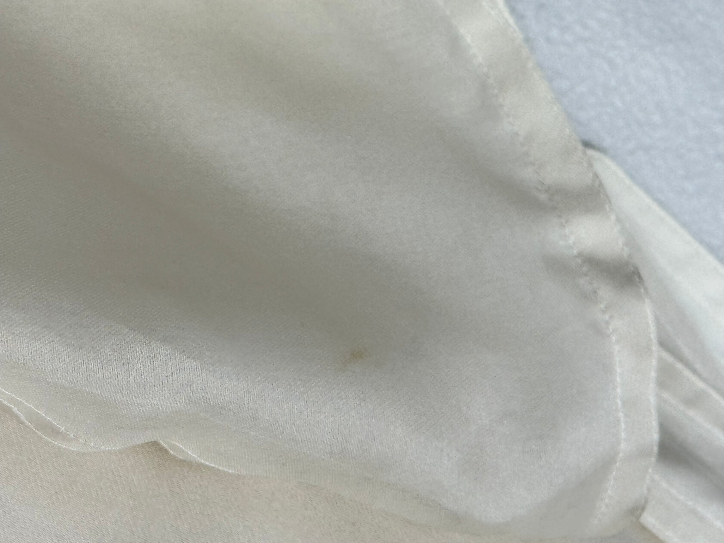 F/W 2001 Jean Paul Gaultier Haute Couture Runway Sheer White Silk Organza Cut-Out Sides Long Trench Coat Jacket Dress