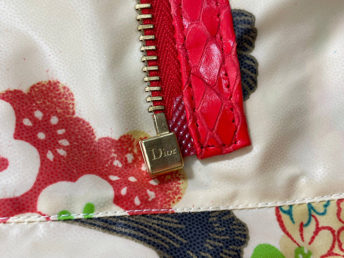 S/S 2001 Christian Dior by John Galliano Runway Nylon Japanese Print Jacket