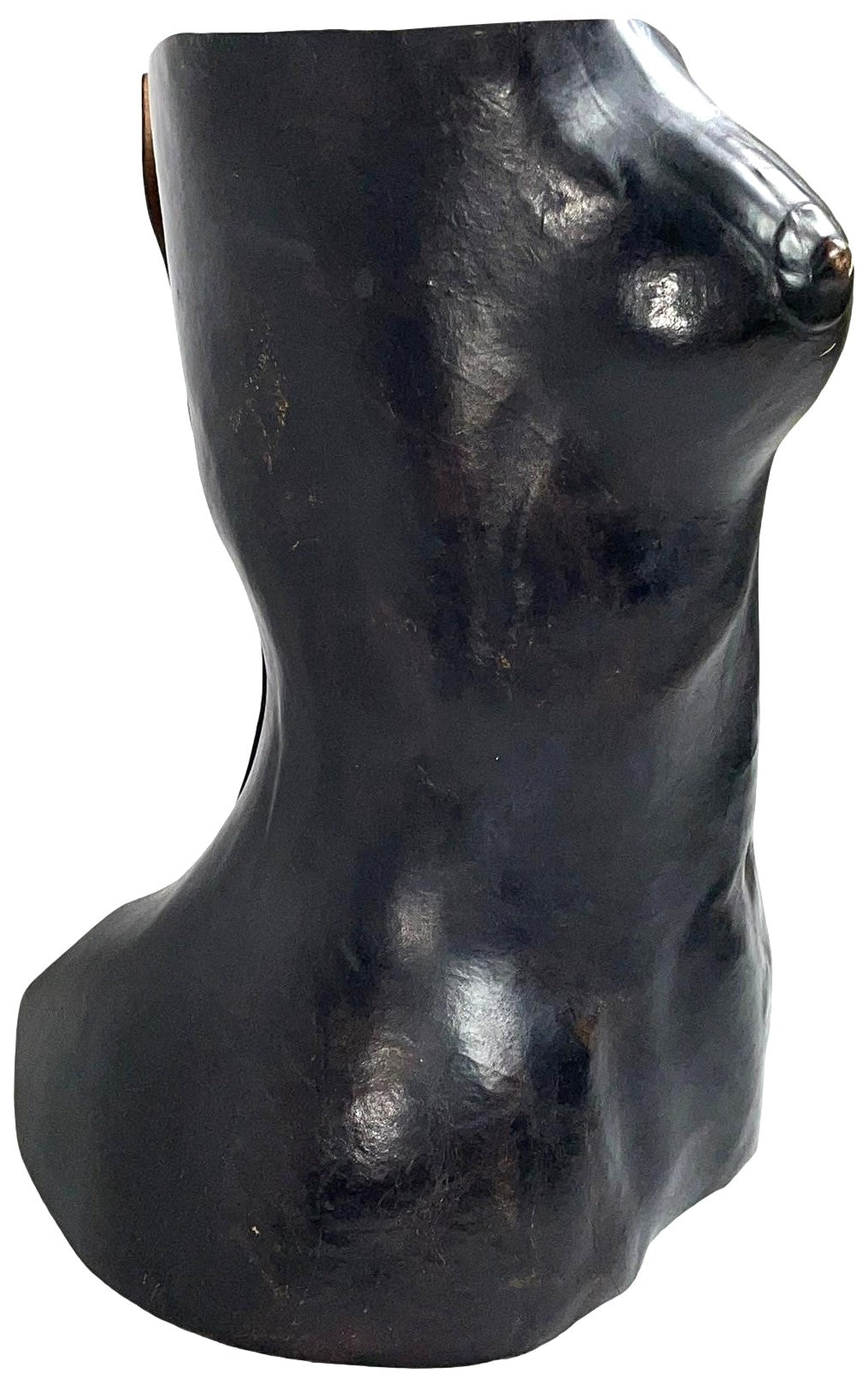 S/S 2001 Yves Saint Laurent by Tom Ford RARE 1 of 3 Prototype for Runway Leather Bust Bustier