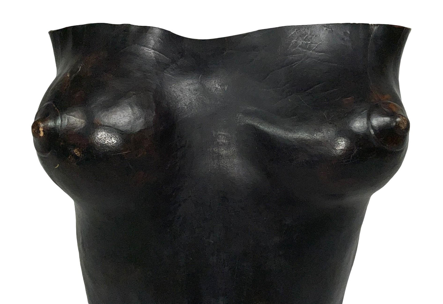 S/S 2001 Yves Saint Laurent by Tom Ford RARE 1 of 3 Prototype for Runway Leather Bust Bustier