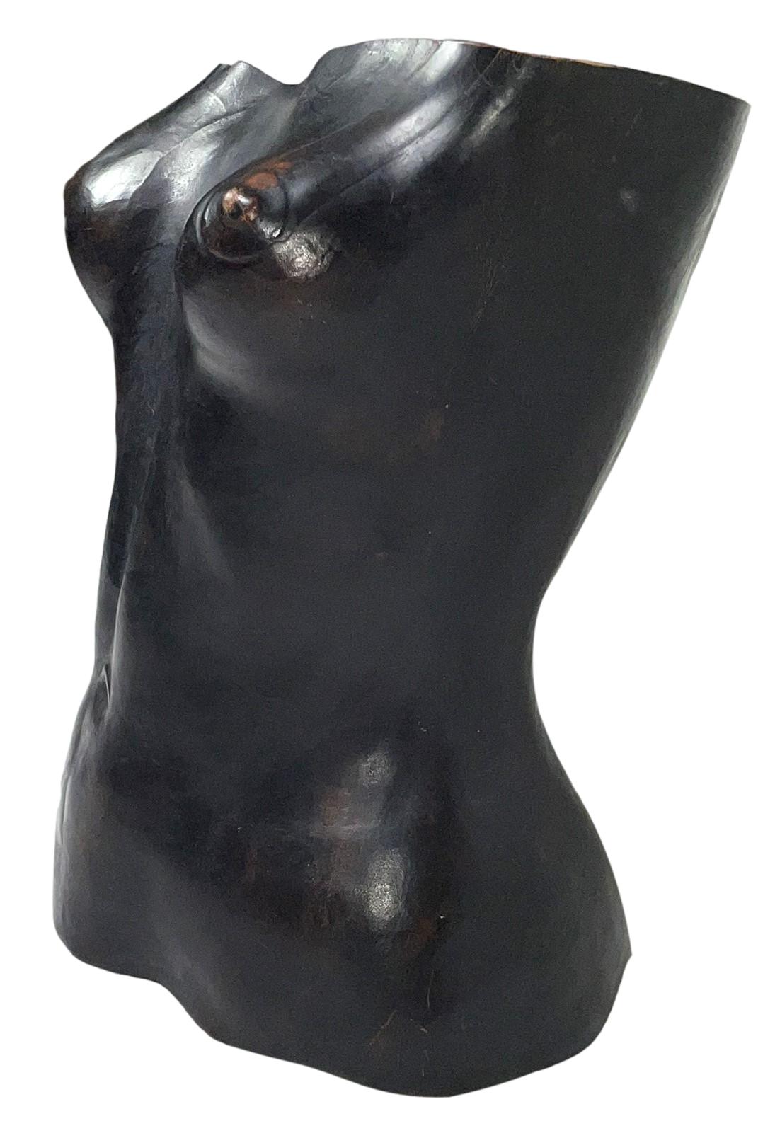 S/S 2001 Yves Saint Laurent by Tom Ford RARE 1 of 3 Prototype for Runway Leather Bust Bustier