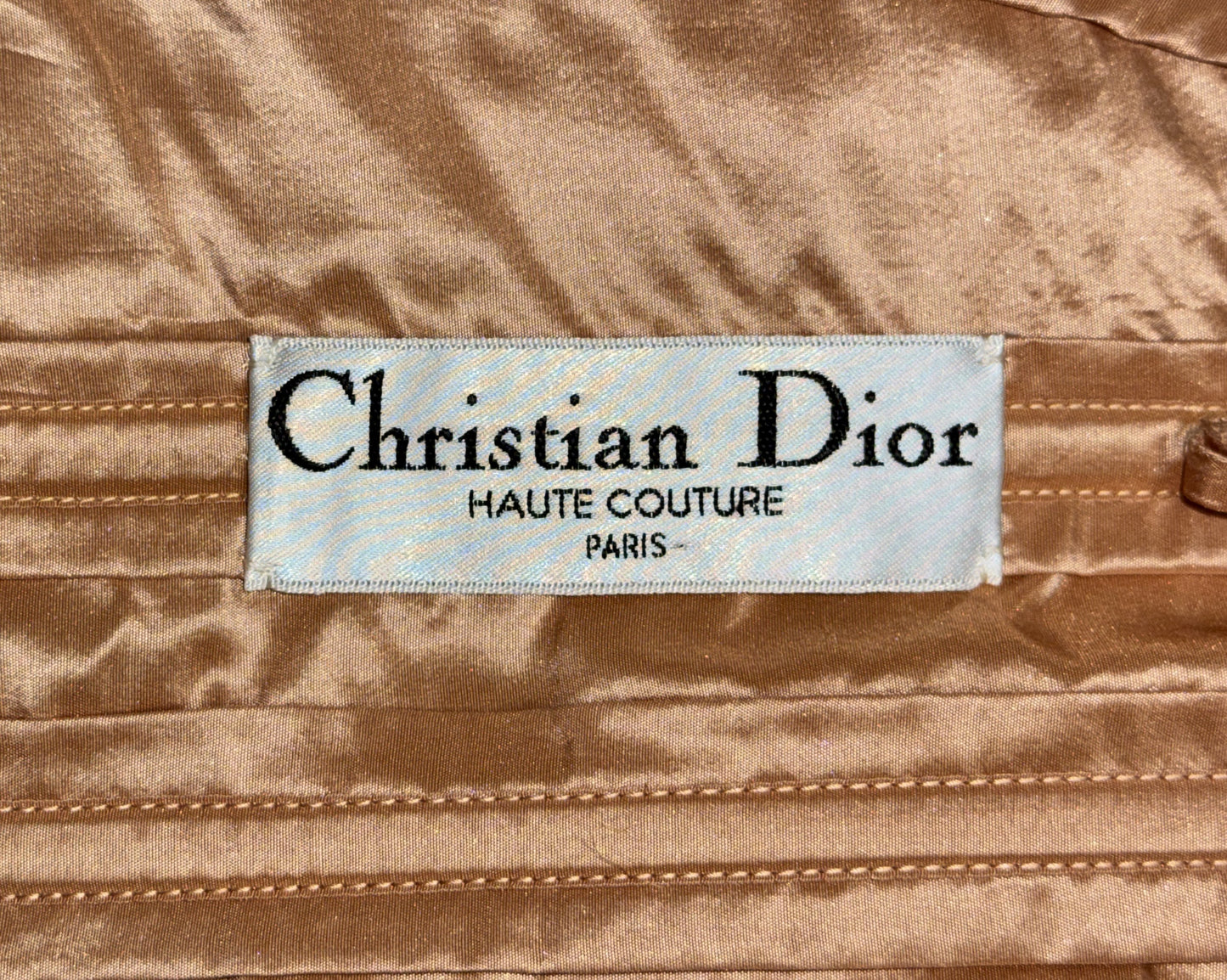 2002 & 2005 Christian Dior x John Galliano Haute Couture Runway Sheer Brown Polka Dot Silk Maxi Skirt & Nude Strapless Bustier Top Set