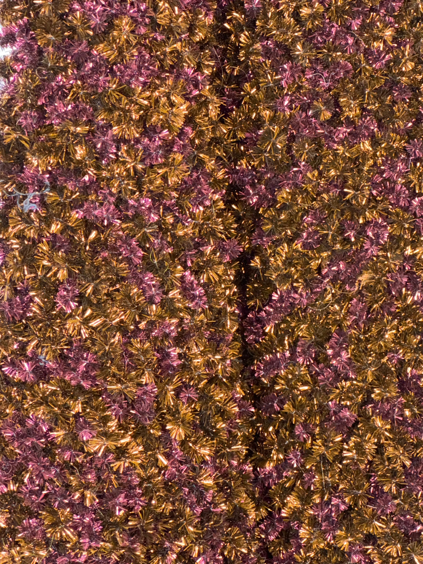 2002 Christian Dior x John Galliano Haute Couture Bronze & Purple Glitter Knit Cocoon Coat Jacket