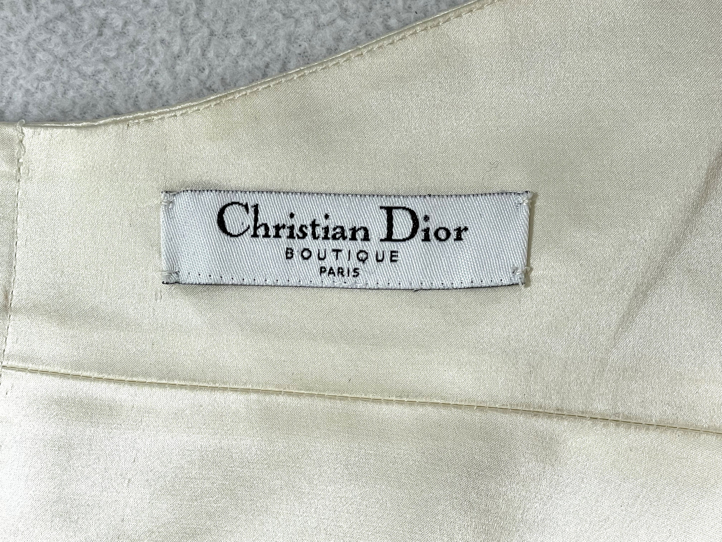 C. S/S 2002 Christian Dior by John Galliano Ivory Marilyn Monroe Pin-Up Maxi Dress