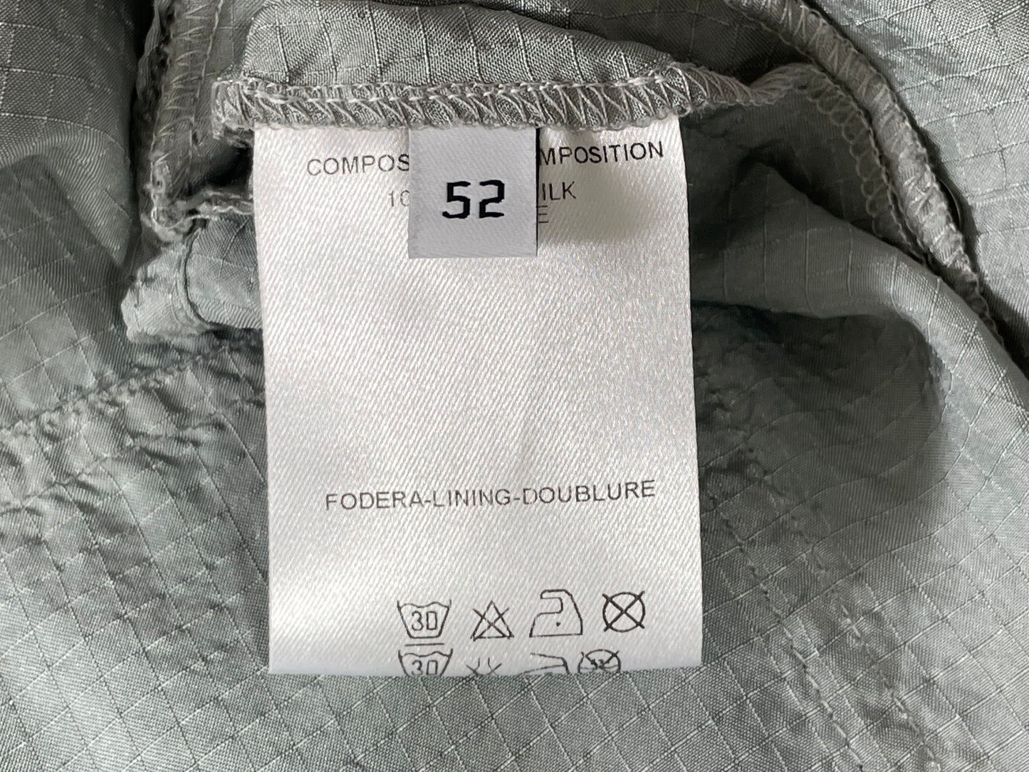 2003 Balenciaga by Nicolas Ghesquière Unisex Gray Silk Jumpsuit Overalls