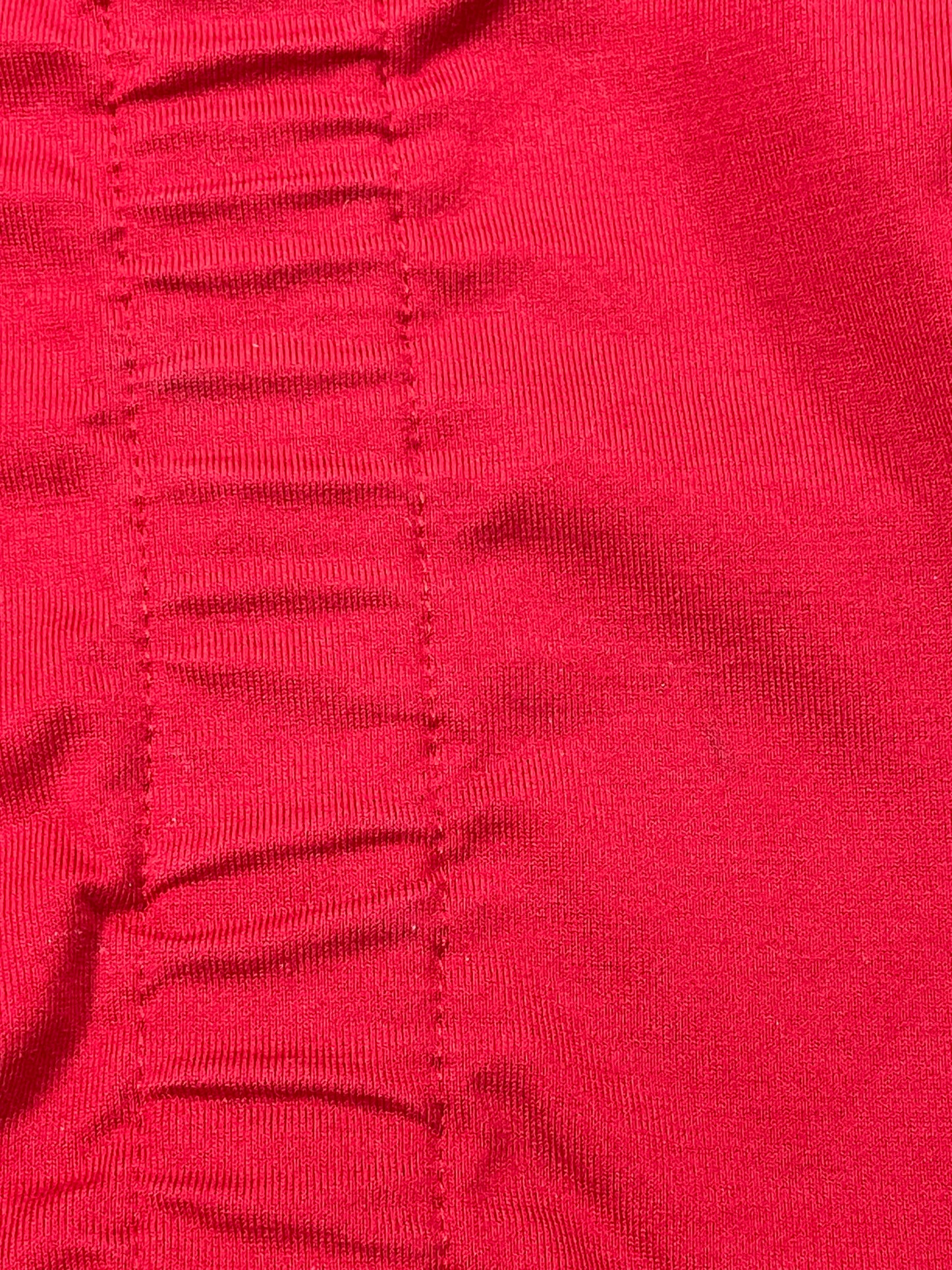 S/S 2003 Christian Dior by John Galliano Hardcore Red Bondage Buckle Straps Bodysuit Top