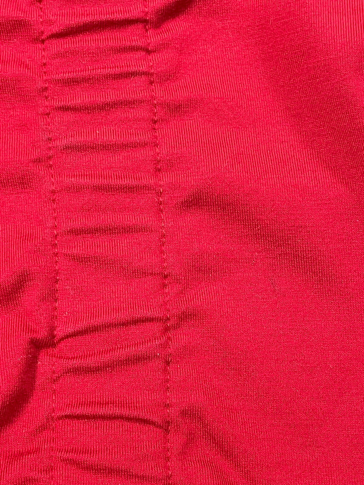 S/S 2003 Christian Dior by John Galliano Hardcore Red Bondage Buckle Straps Bodysuit Top