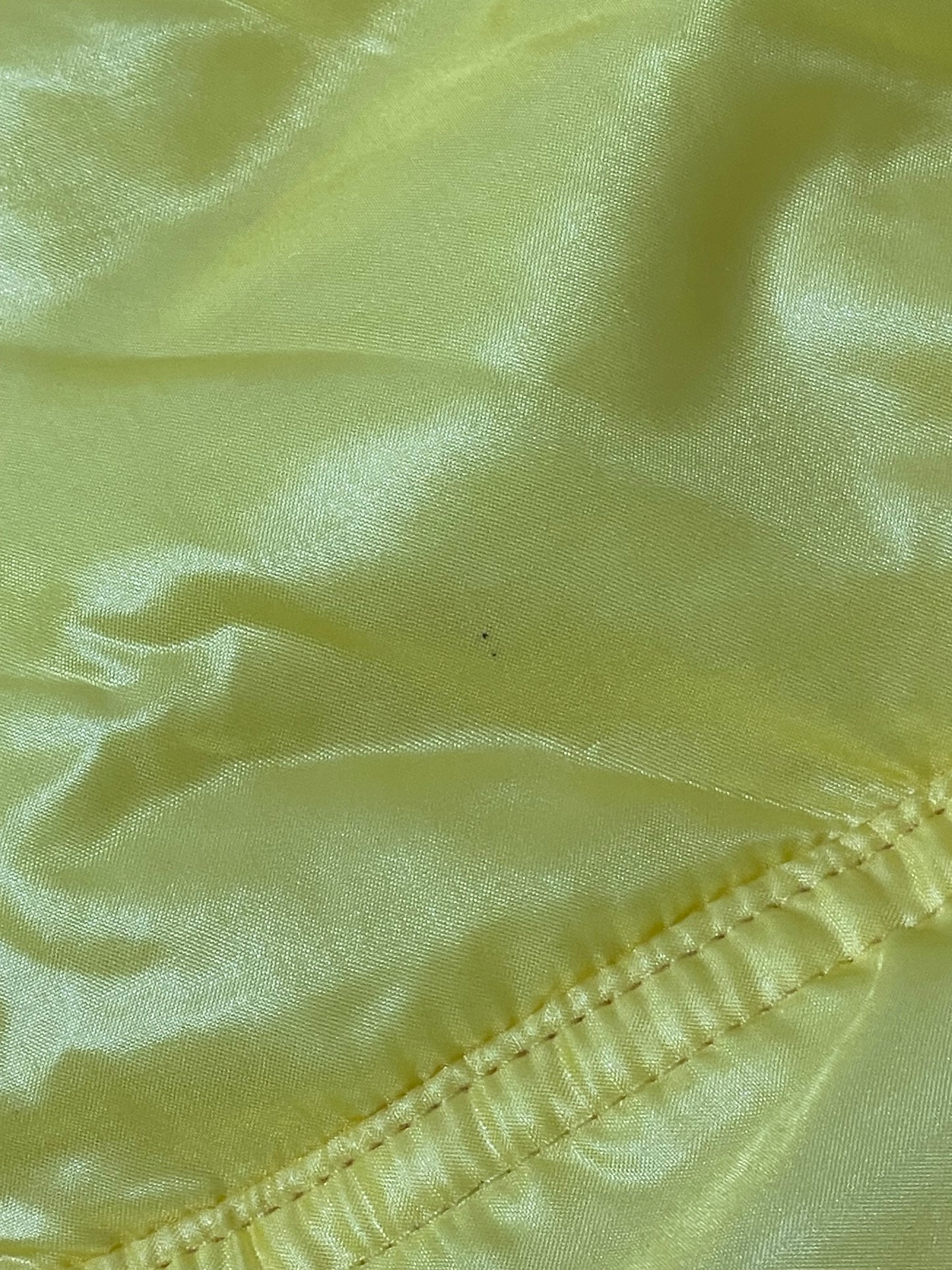 F/W 2003 Dolce & Gabbana Runway Neon Yellow Hooded Cropped Baggy Jacket
