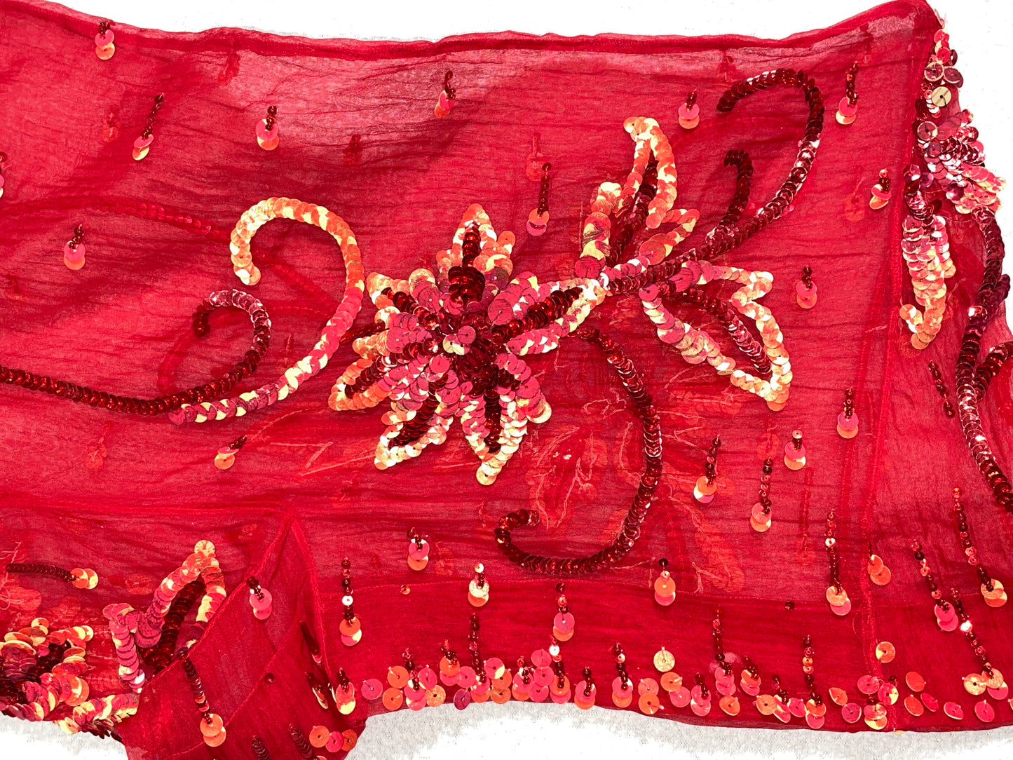 S/S 2003 Christian Dior by John Galliano Haute Couture Plunging Red Silk Embellished Maxi Dress