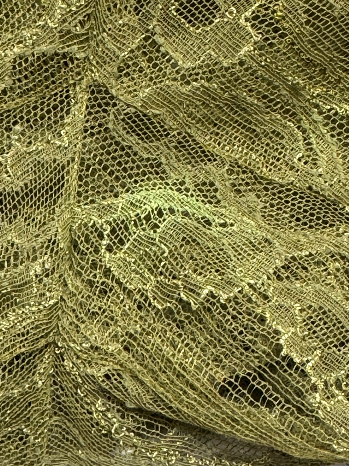 S/S 2003 Christian Dior x John Galliano Runway Sheer Green Lace Off Shoulder Sexy Mini Dress