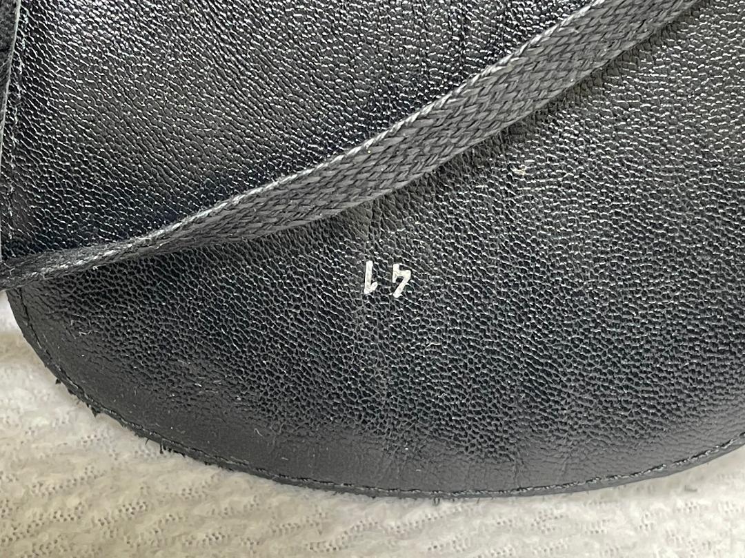 2004 Christian Dior x John Galliano Black Rasta Combat Boots Dog Tag & Buckles 41/10