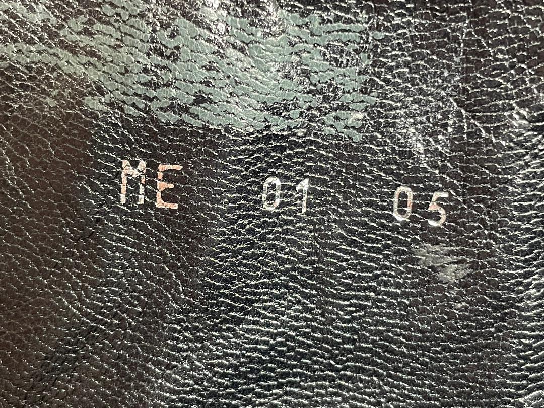 2004 Christian Dior x John Galliano Black Rasta Combat Boots Dog Tag & Buckles 41/10