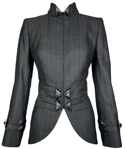 F/W 2004 Christian Dior by John Galliano Haute Couture 1940's Style Old Hollywood Military Jacket