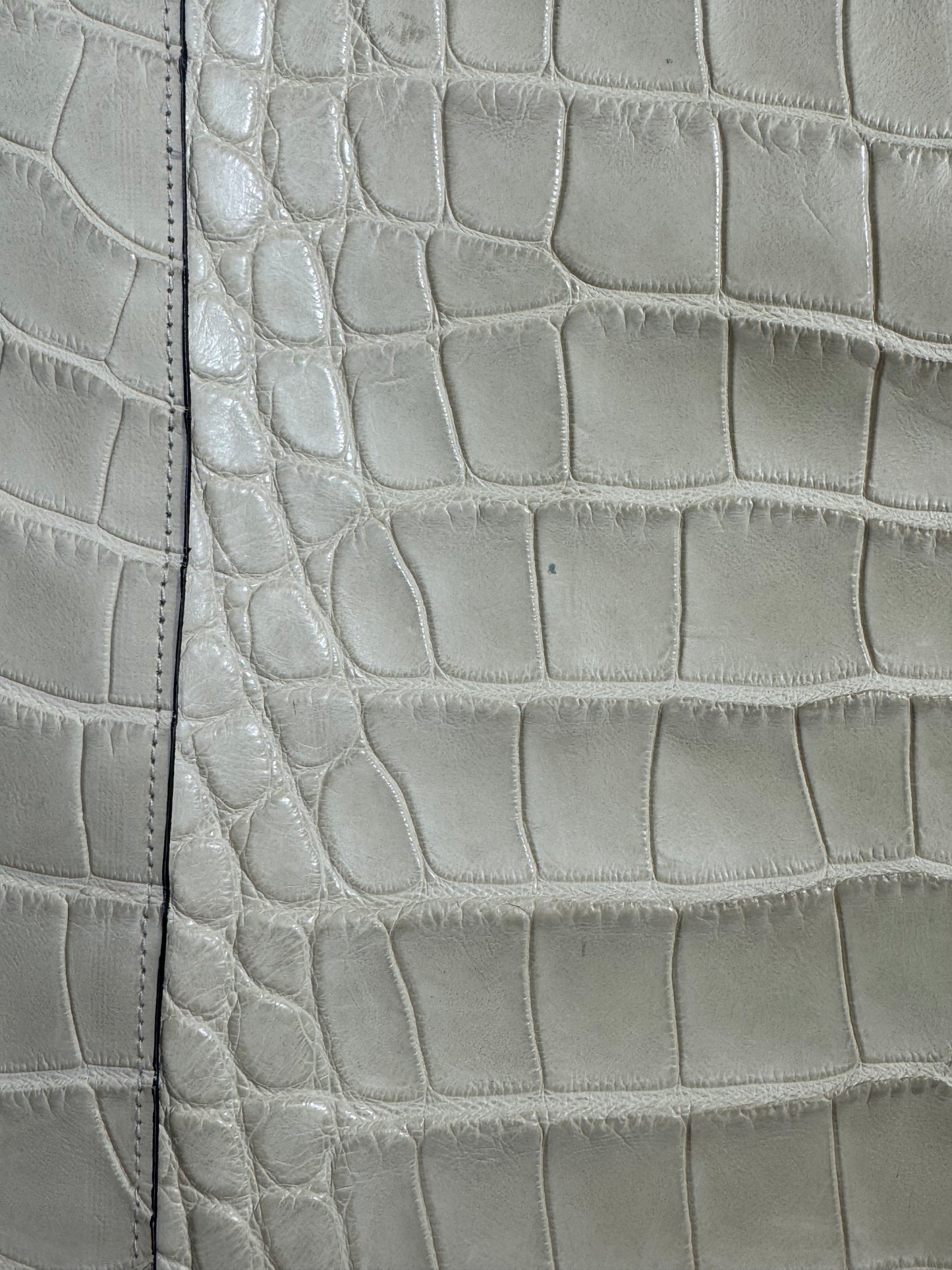 F/W 2004 Fendi by Karl Lagerfeld Runway Crocodile Alligator Pencil Mini Skirt