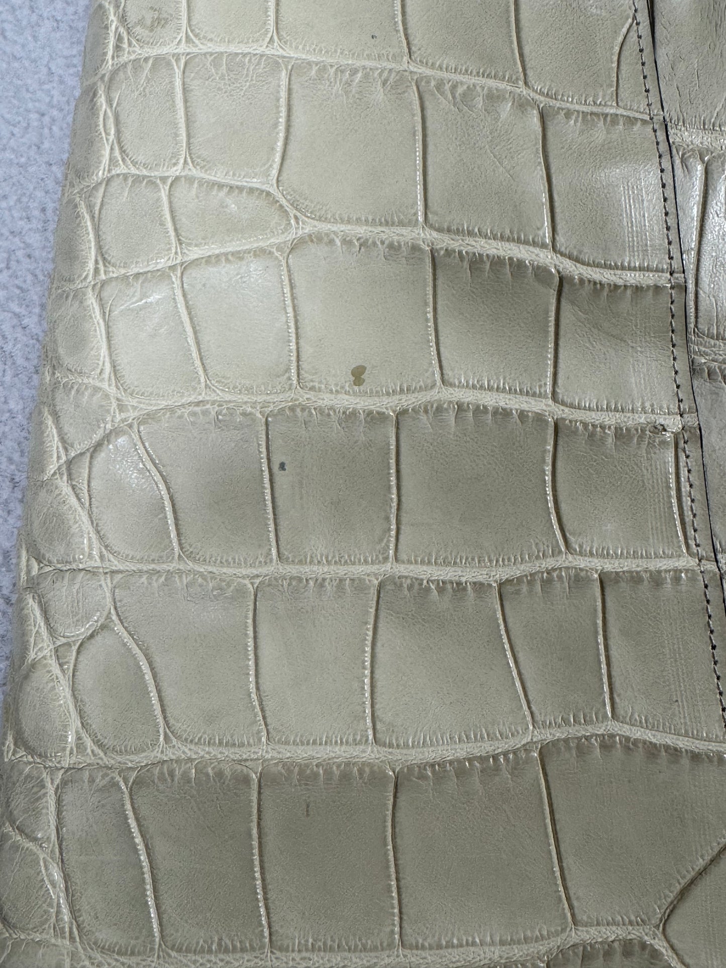 F/W 2004 Fendi by Karl Lagerfeld Runway Crocodile Alligator Pencil Mini Skirt