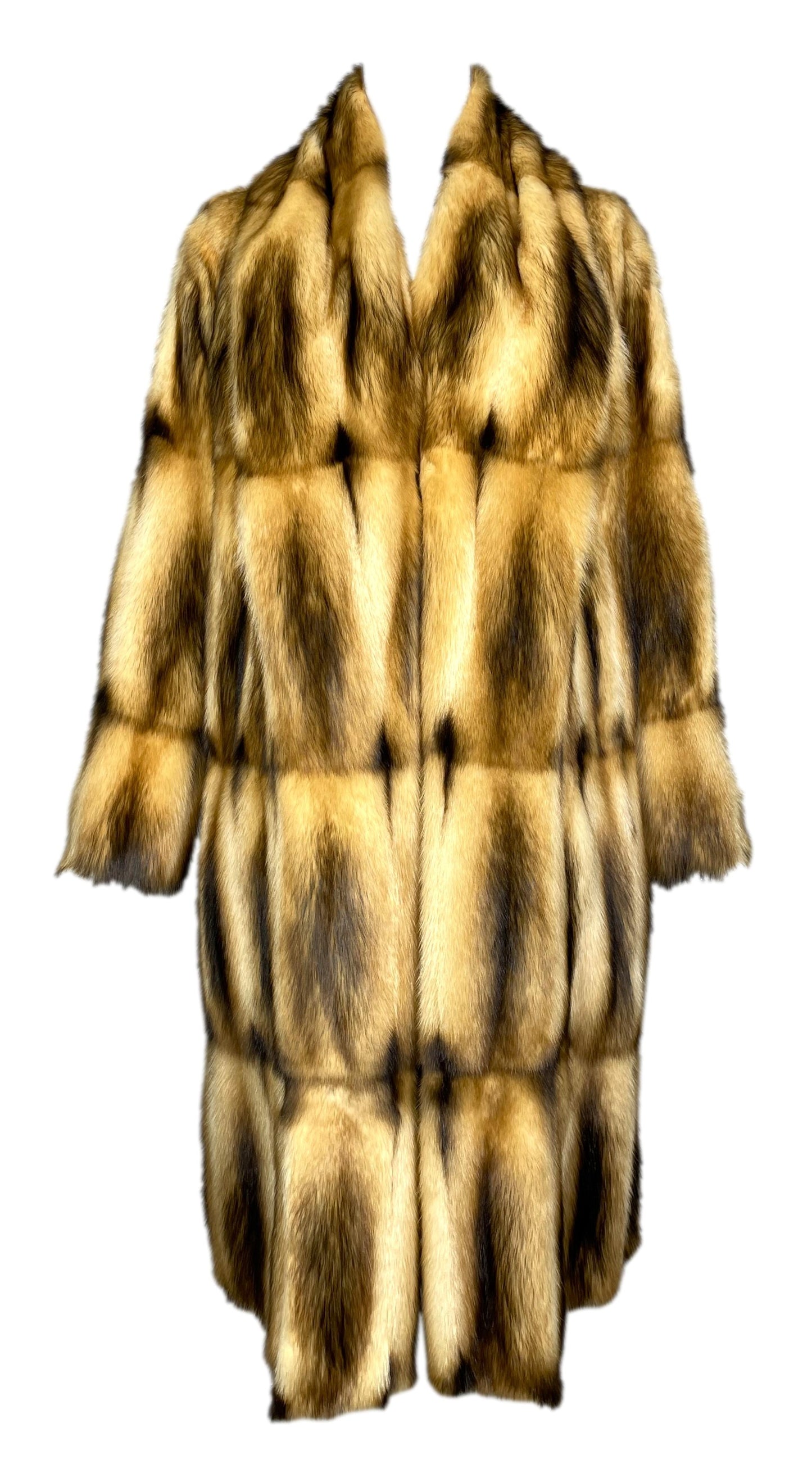 F/W 2004 Louis Vuitton by Marc Jacobs Runway Fitch Fur Long Coat