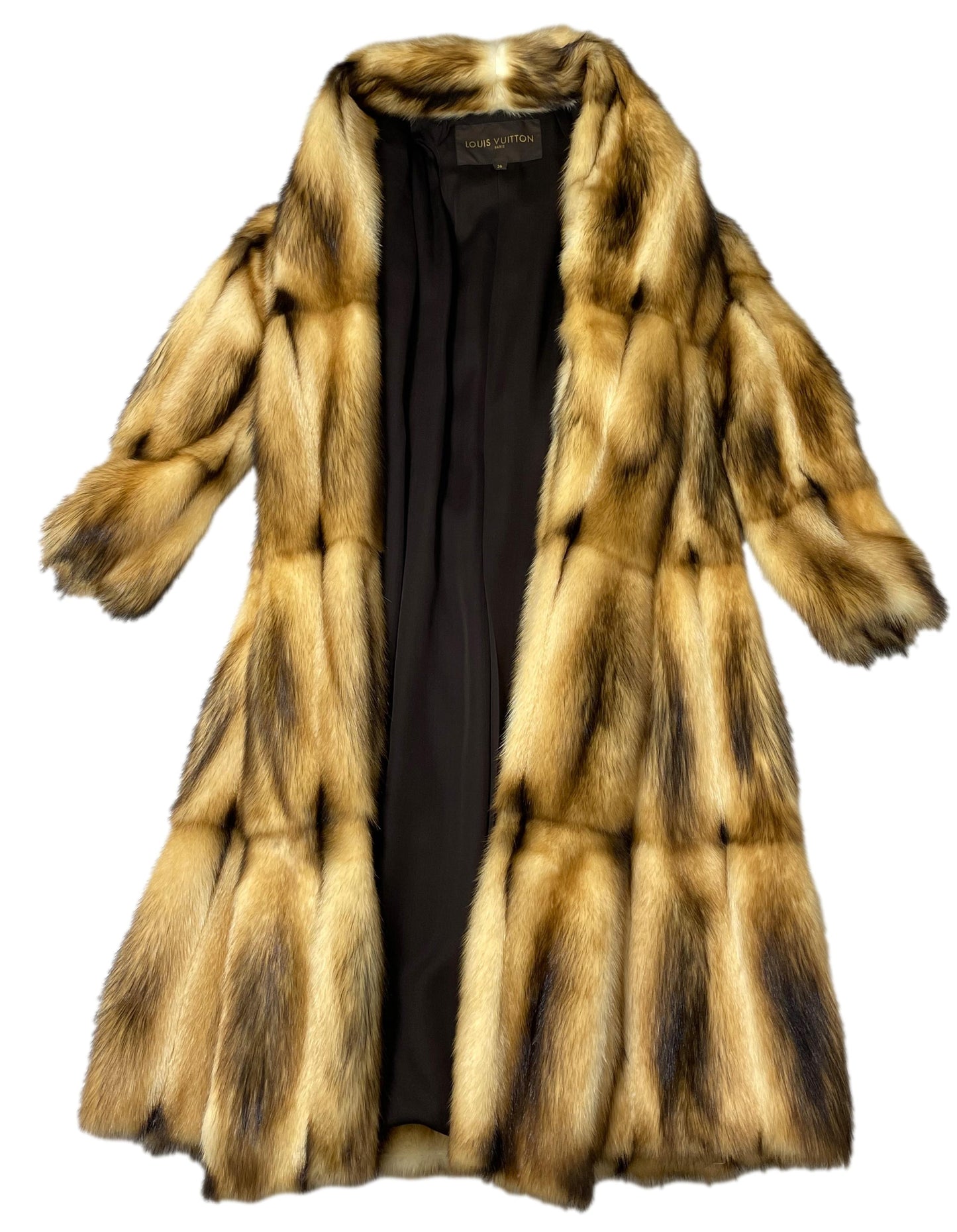 F/W 2004 Louis Vuitton by Marc Jacobs Runway Fitch Fur Long Coat
