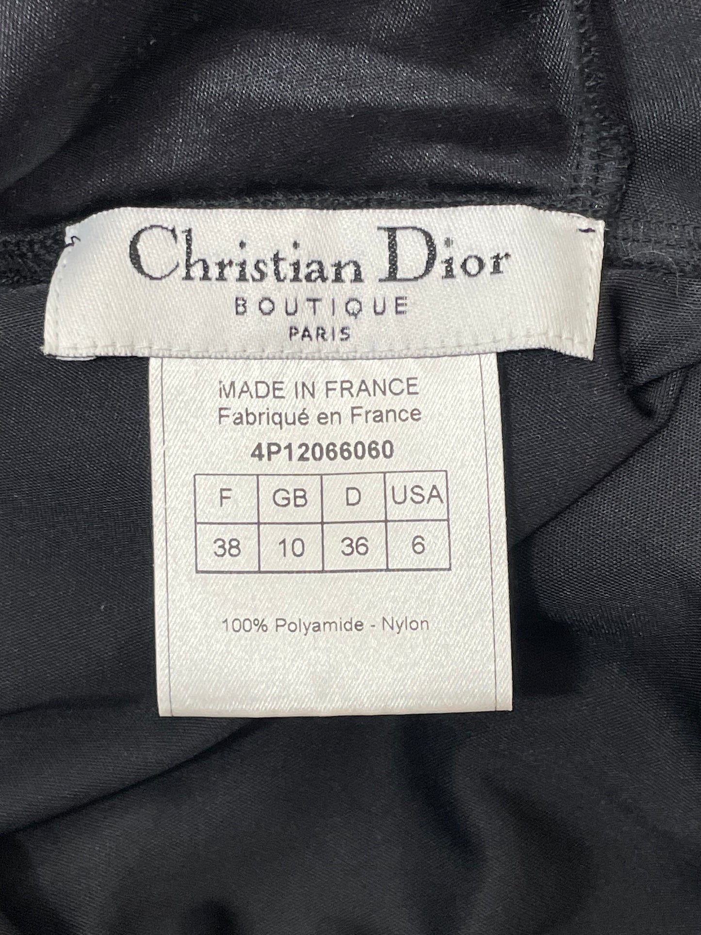 S/S 2004 Christian Dior by John Galliano Pin-Up Black Off Shoulder Ruched Wiggle Dress