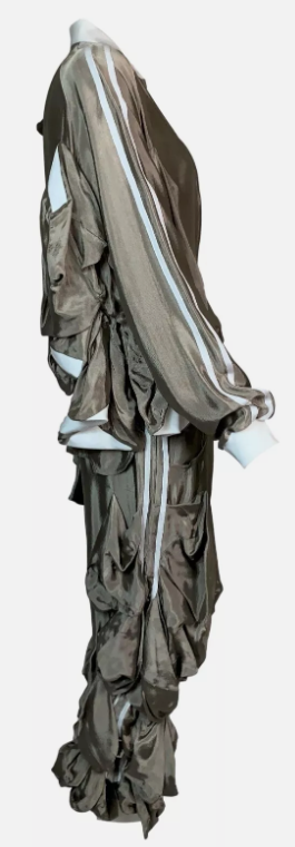 S/S 2004 Christian Dior by John Galliano Runway Baggy Jacket & Pants Tracksuit Jumpsuit
