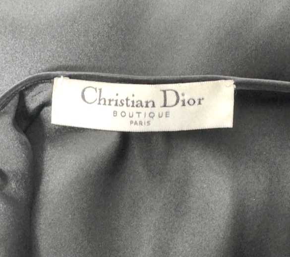 F/W 2005 Christian Dior x John Galliano Classic Black Satin 50's Style LBD Slip Dress