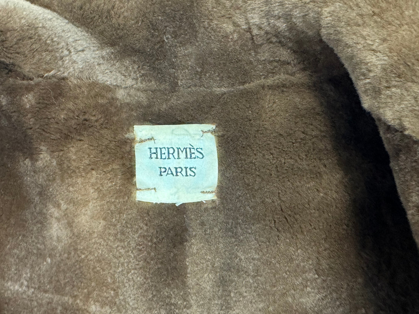 F/W 2005 Hermès by Jean Paul Gaultier Runway Black Lamb & Sheared Mink Fur Bell Sleeve Cropped Coat Jacket