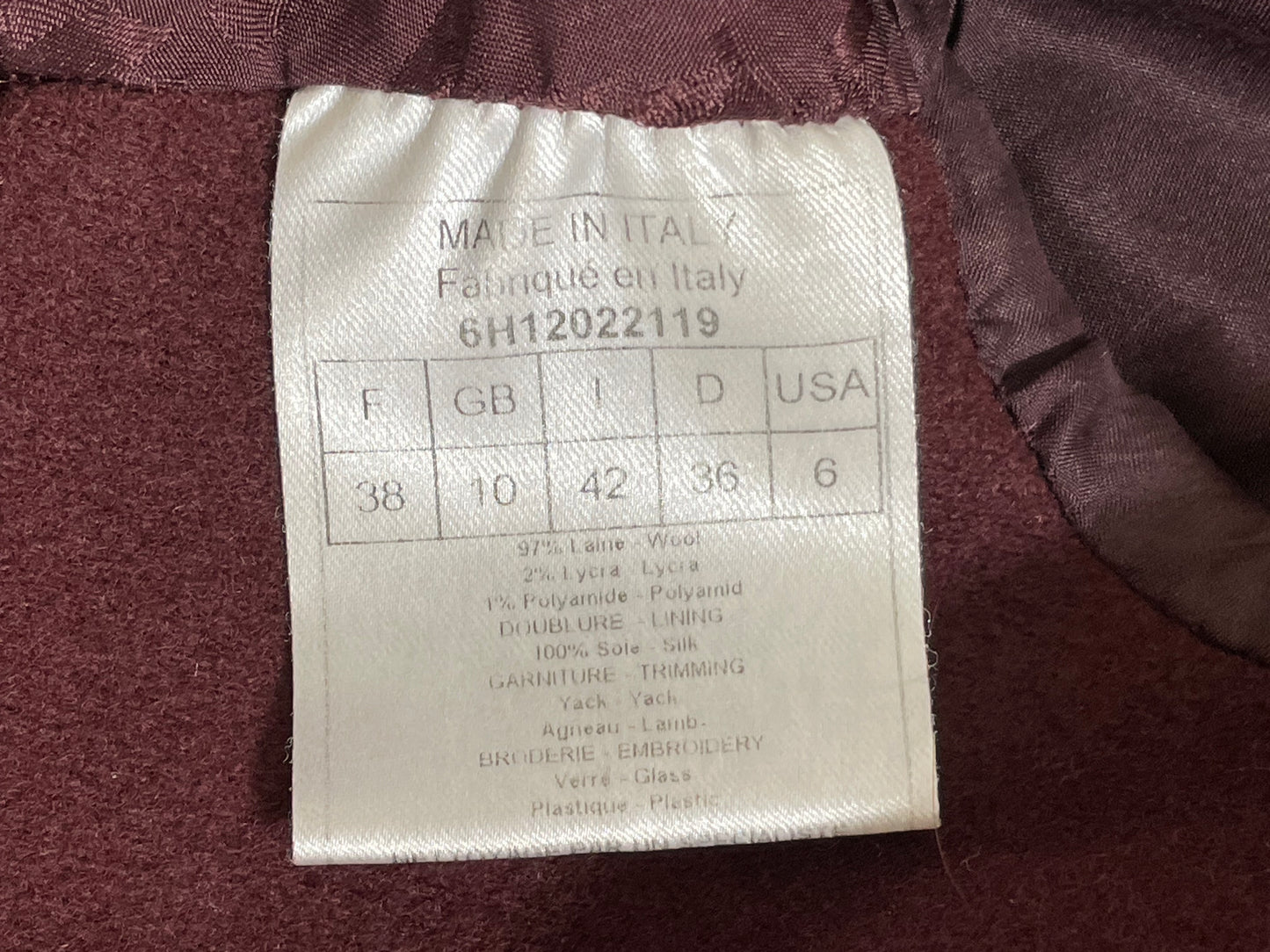 F/W 2006 Christian Dior by John Galliano Runway Goth Queen Burgundy Ball Gown Dress w Long Train and Cropped Fur Trim Jacket Set