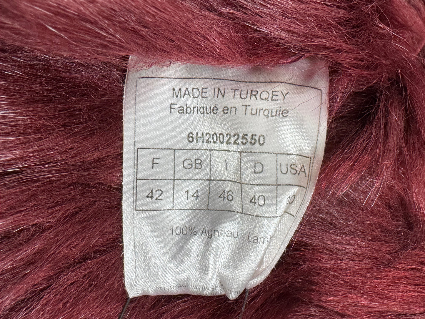 NWT F/W 2006 Christian Dior by John Galliano Runway Burgundy Leather & Fur Cropped Jacket Coat